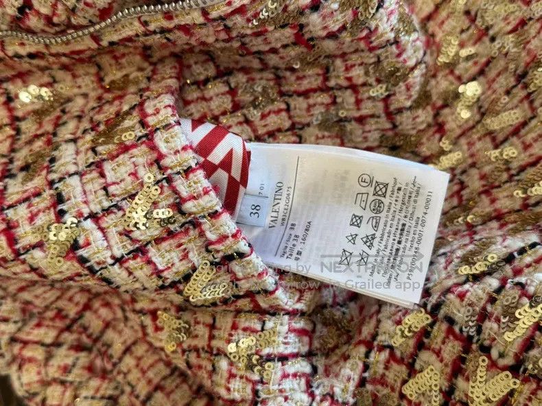 Valentino Valentino Tweed sequin embroidered coat Size XS / US 0-2 / IT 36-38 - 7 Thumbnail