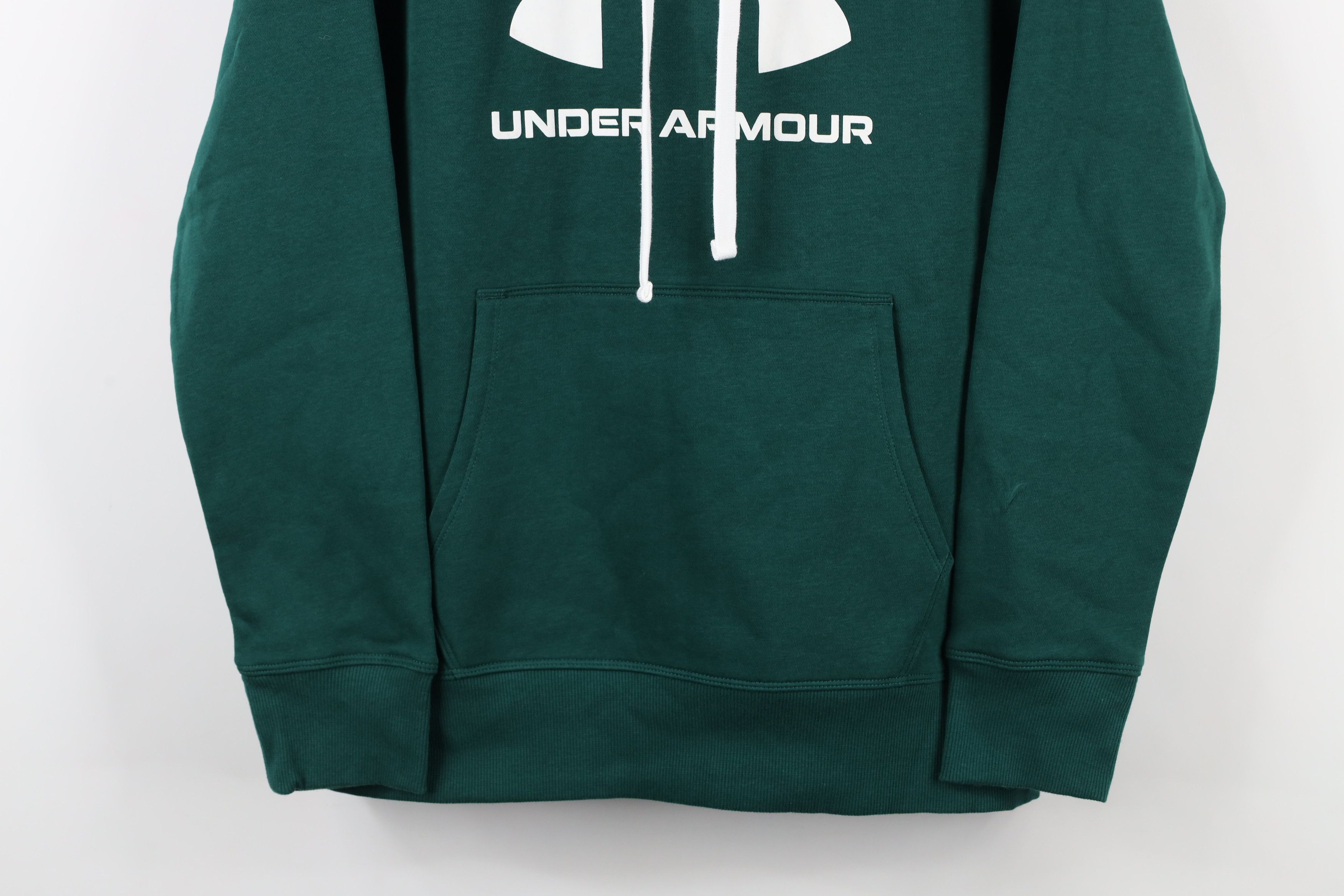 Under Armour × Vintage New Under Armour Big Logo Rival Fleece Hoodie Sweatshirt Size S / US 4 / IT 40 - 3 Thumbnail