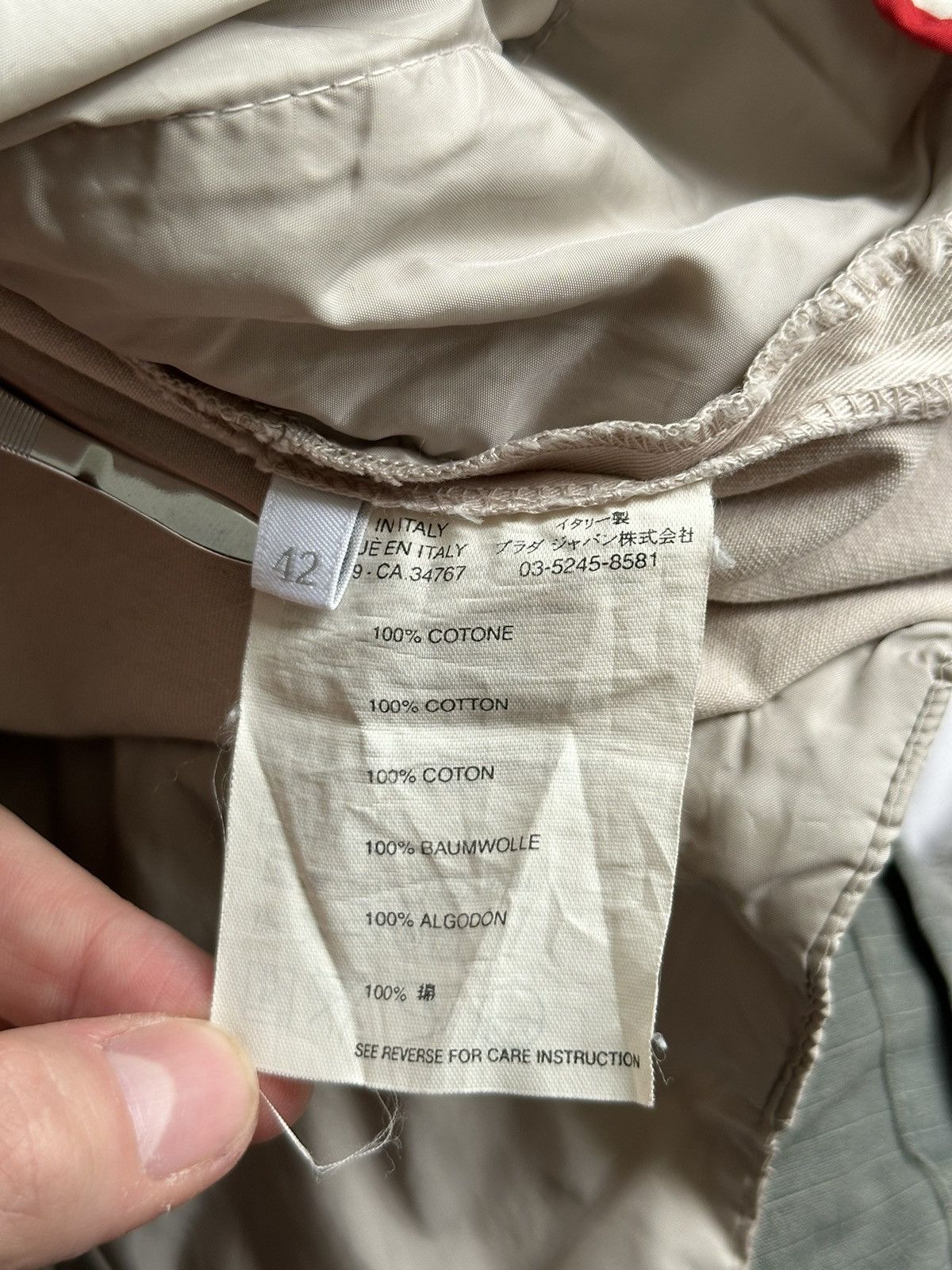 Prada 2003 Prada Cotton Beige Bootcut Chino Pants Women Size IT 42 Size 28" / US 6 / IT 42 - 12 Thumbnail