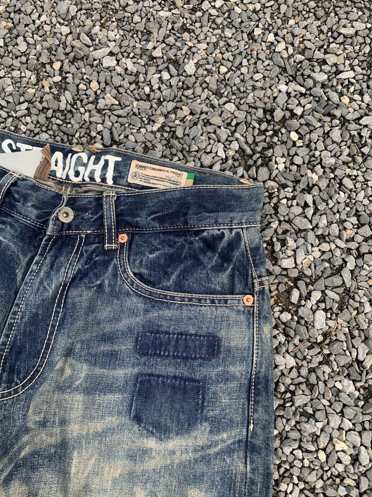 Kapital SCANNER FUNDAMENTAL CLAWMARK SELVEDGE JAPANESE RUSTY DENIM Size US 32 / EU 48 - 14 Thumbnail