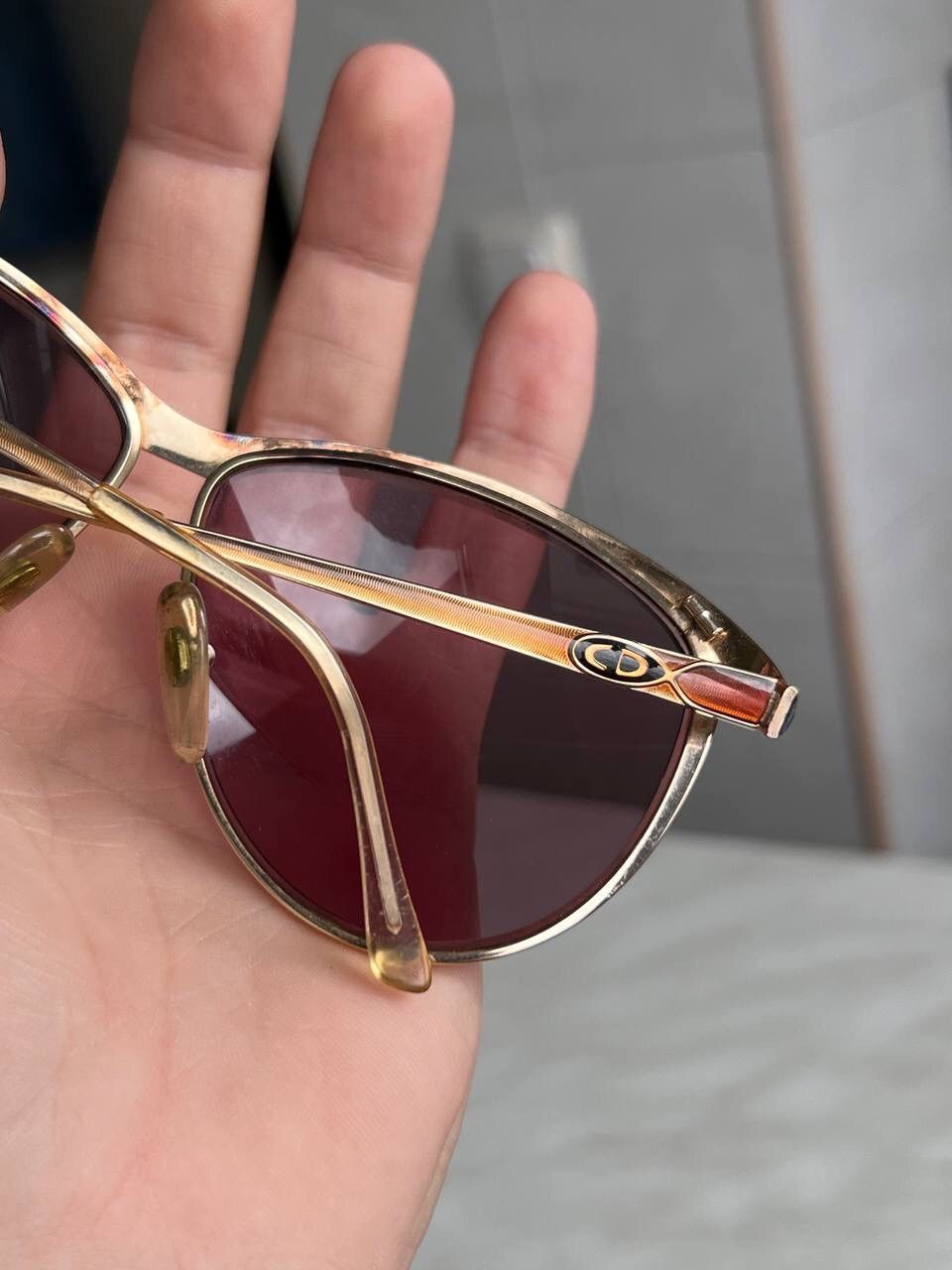 Dior × Vintage Christian Dior Vintage 80s Eyeglasses Austria Metal Frame Size ONE SIZE - 14 Thumbnail