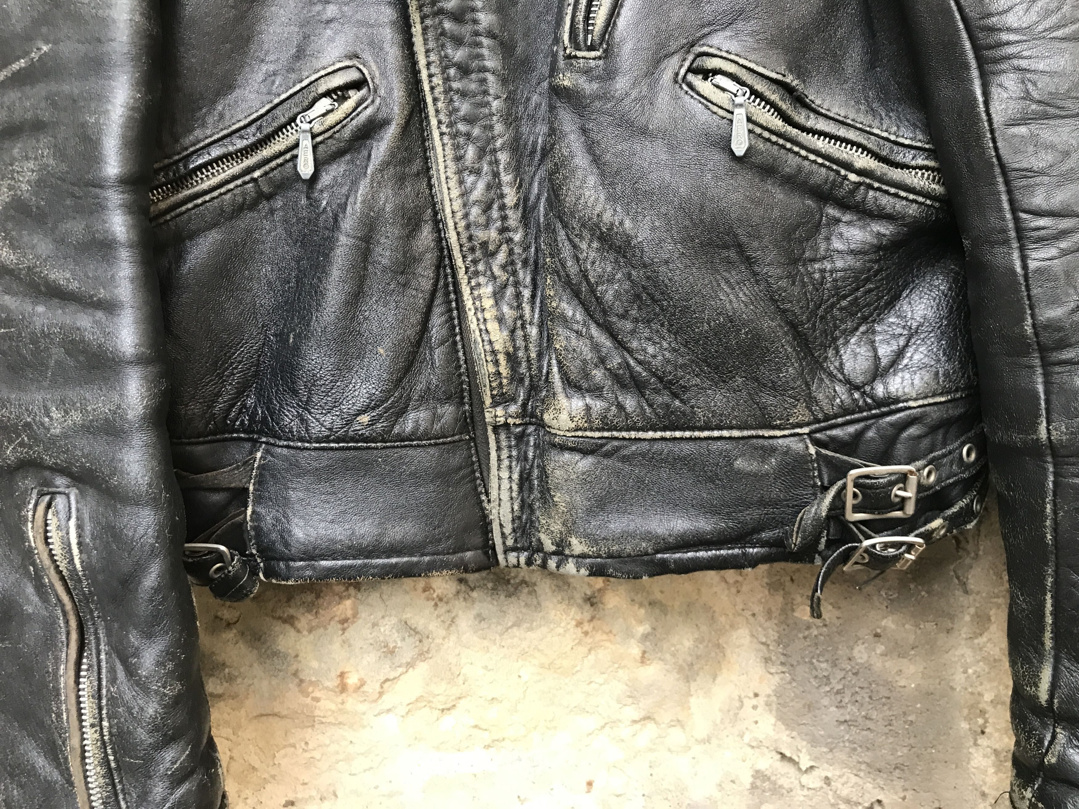 Vintage Amazing Vintage 70s Motorcycle Mascot Leather Biker Jacket Size US M / EU 48-50 / 2 - 5 Thumbnail