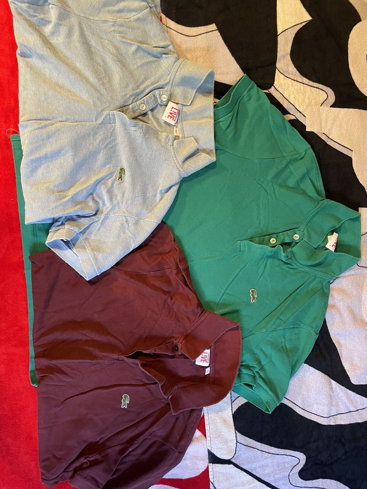 Lacoste Bundle: Three Lacoste L!VE polos Size US S / EU 44-46 / 1 - 1 Thumbnail