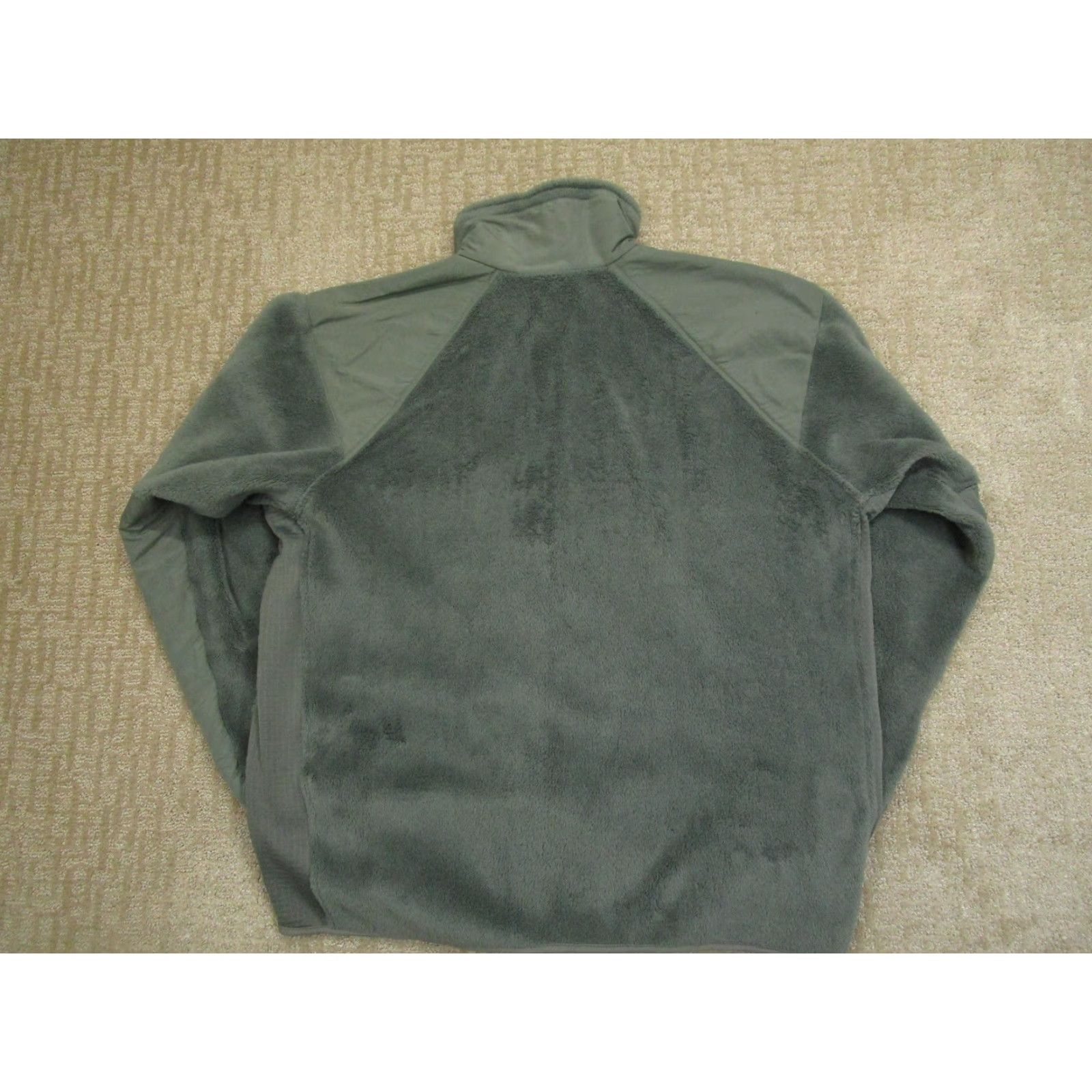 Vintage Peckham Winter Gray Fleece Jacket Men Large EEWCS Gen III Military Long Zip Mid-Length Casual Workwear Army Outdoor Boys? Size US L / EU 52-54 / 3 - 3 Thumbnail