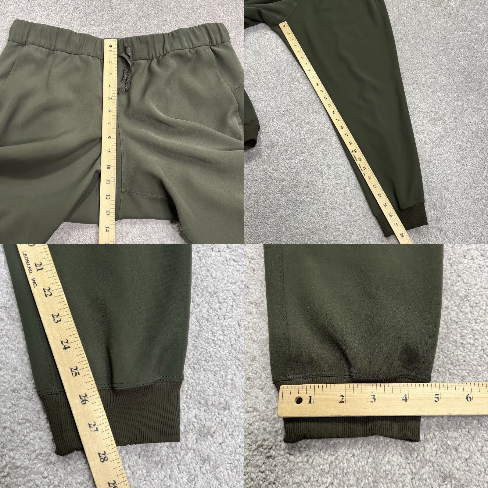Lululemon Lululemon On The Fly Joggers Pants Women’s 12 Green Lightweight Tapered Stretch Inseam 28” Size 34" / US 12 / IT 48 - 10 Thumbnail