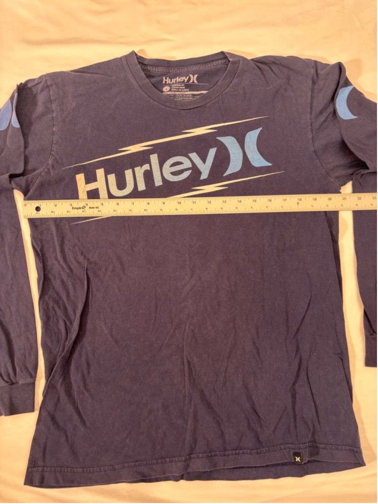 Hurley Men's Hurley Long Sleeve T-Shirt Size L Blue Size US L / EU 52-54 / 3 - 2 Thumbnail