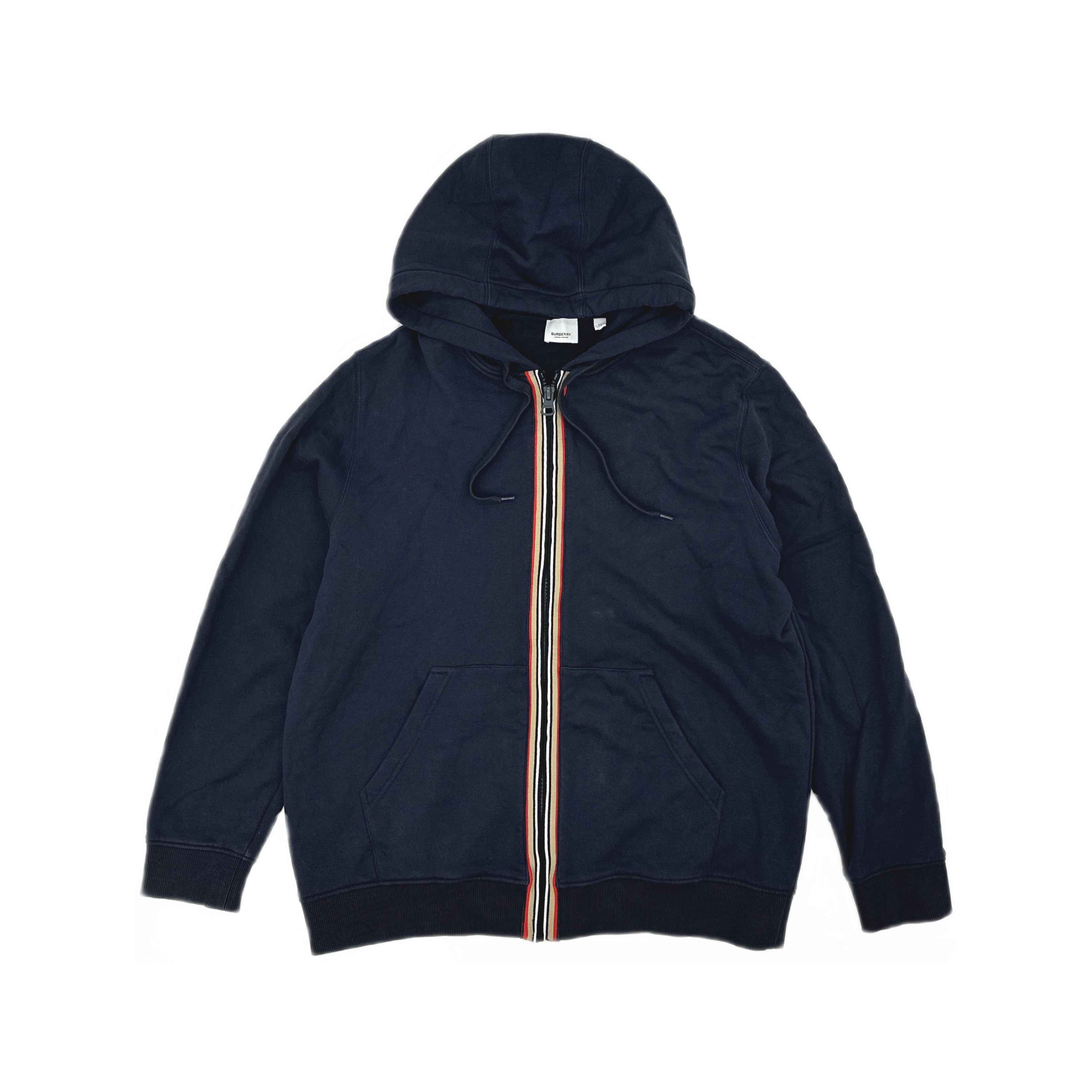 Burberry Burberry Icon Stripe Zip Hoodie Size XL Size US XL / EU 56 / 4 - 1 Thumbnail