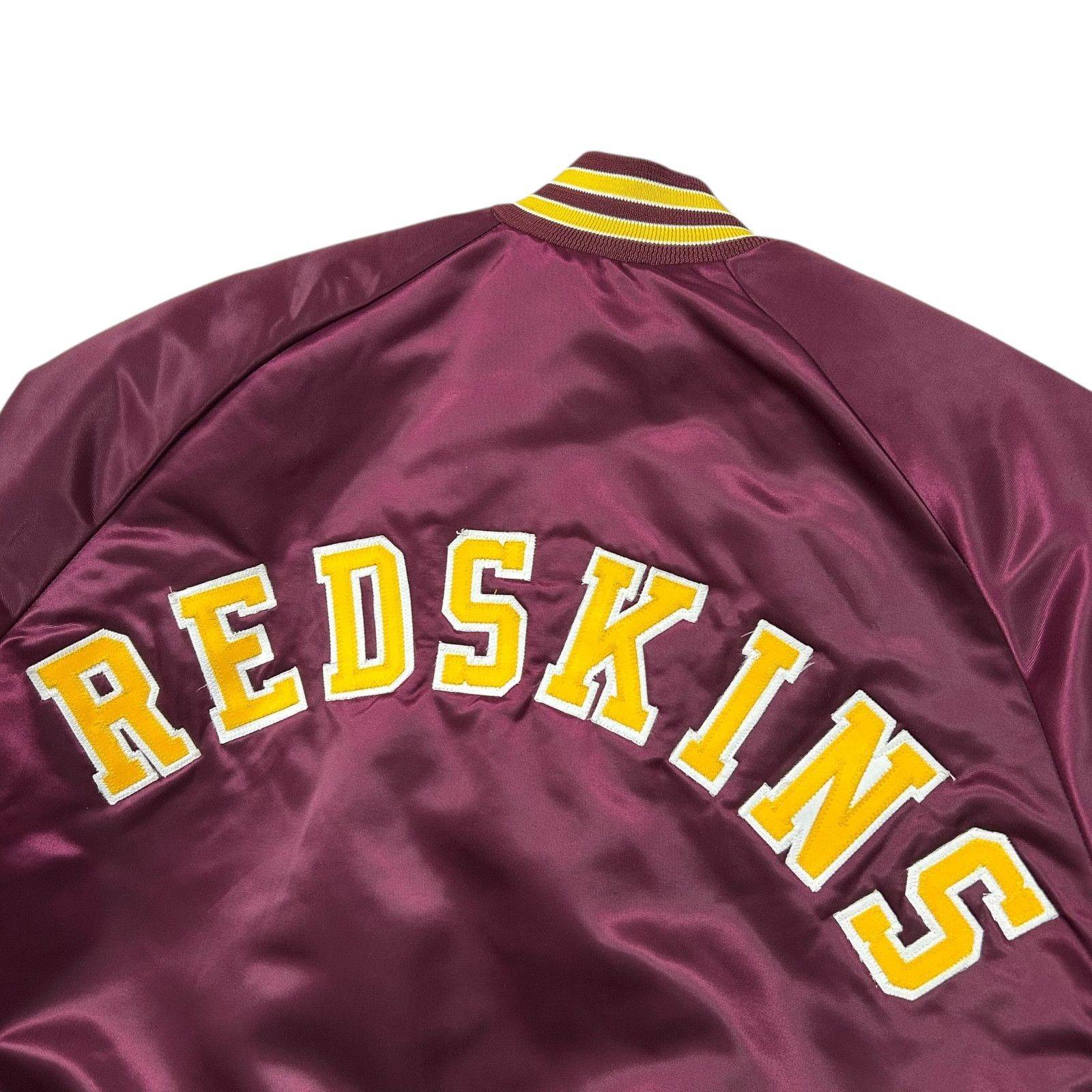 NFL 90s WASHINGTON REDSKINS LOCKER LINE SATIN JACKET SPELL OUT Size US M / EU 48-50 / 2 - 3 Thumbnail