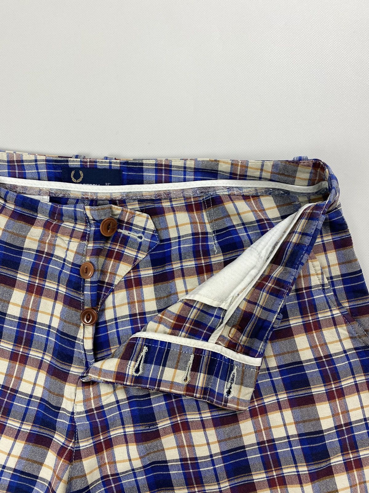 Fred Perry Fred Perry men’s checked chino shorts size 32" Size US 32 / EU 48 - 12 Thumbnail