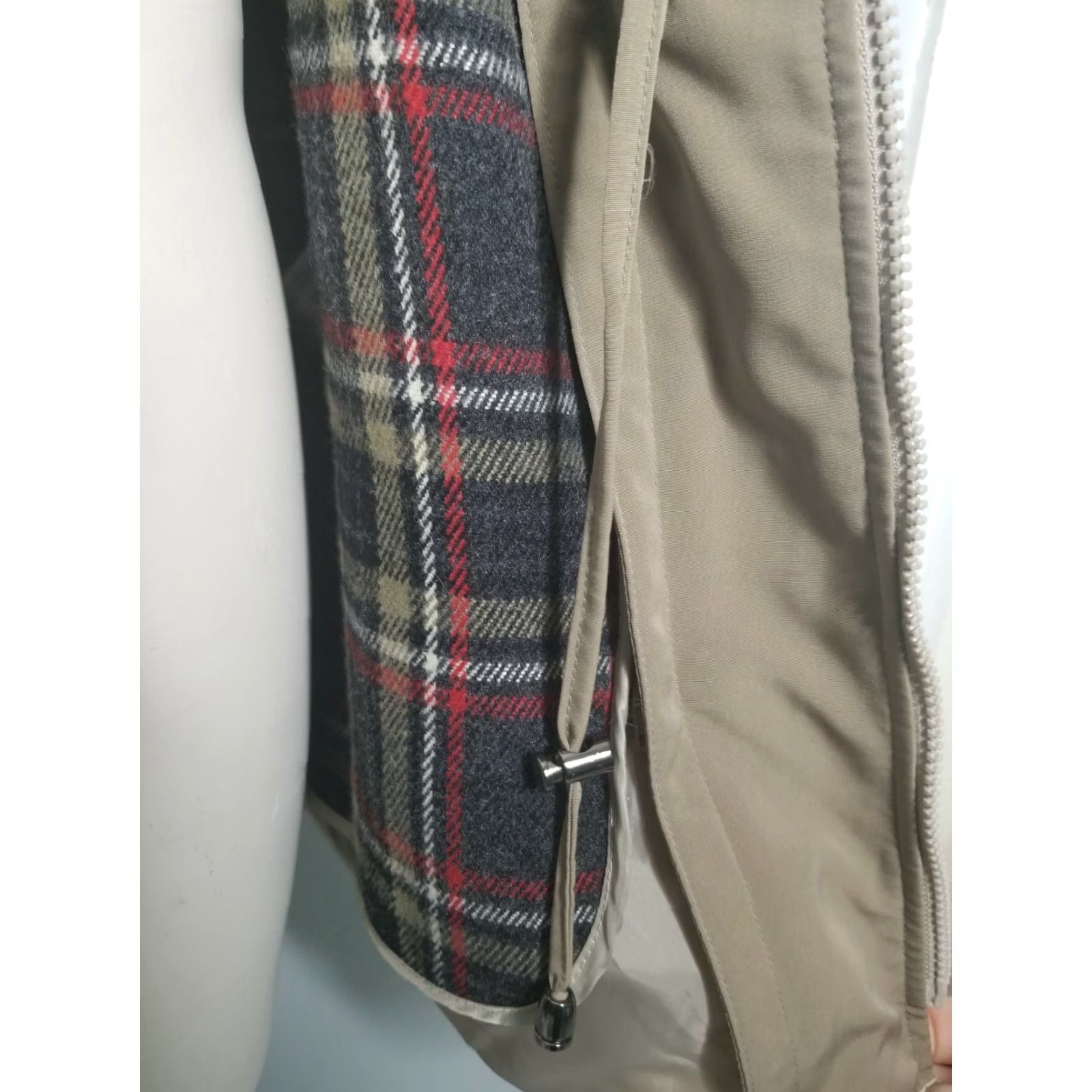 Nautica Nautica Jacket Womens L Beige Tan Body Warmer Coat Zip Out Interior Waterproof Lined All Seasons Hip Length Size L / US 10 / IT 46 - 4 Thumbnail