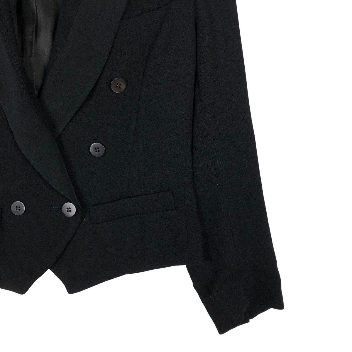 Japanese Brand 🔥Casual Cropped Coats Jacket Cerruti 1881 Paris Size XXS / US 00 / IT 34 - 5 Thumbnail