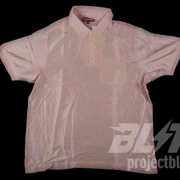 Supreme SS17 SUPREME SILK POLO PINK SHIRT SIZE S SMALL 2017 Size US S / EU 44-46 / 1 - 1 Thumbnail