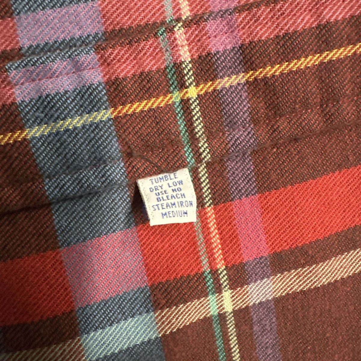 Polo Ralph Lauren × Vintage Ralph Lauren Shirt Mens Heavy Flannel VTG Y2K Madras Plaid Size US M / EU 48-50 / 2 - 5 Thumbnail