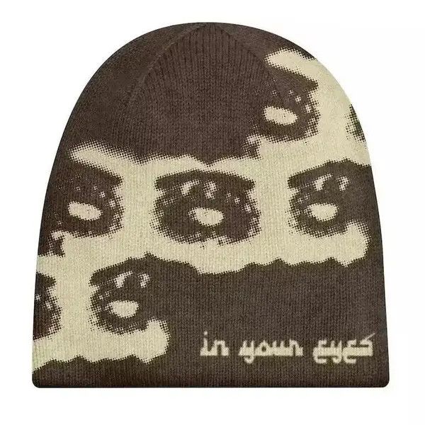 Japanese Brand Kuriyama x Itou Graphic Spell Out Y2K Beanie Size ONE SIZE - 5 Thumbnail