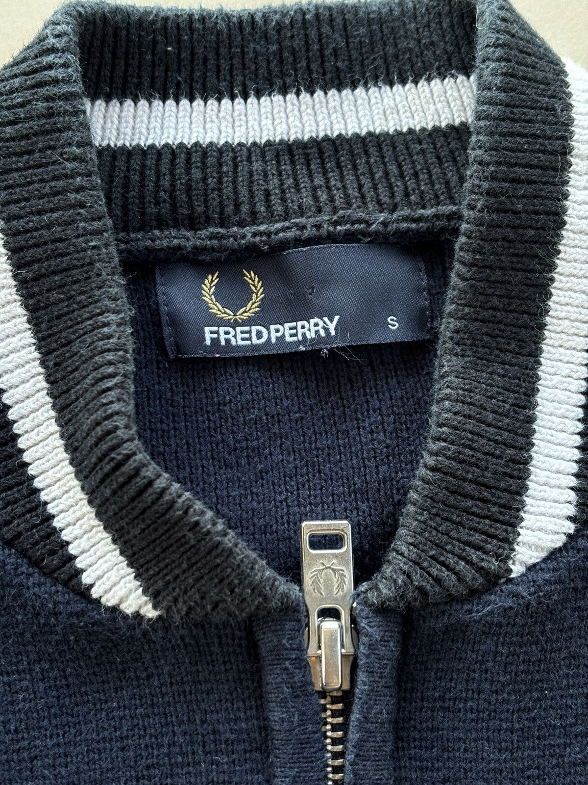 Fred Perry Fred Perry sweatshirt full zip navy blue hoodie sport Size US S / EU 44-46 / 1 - 4 Thumbnail