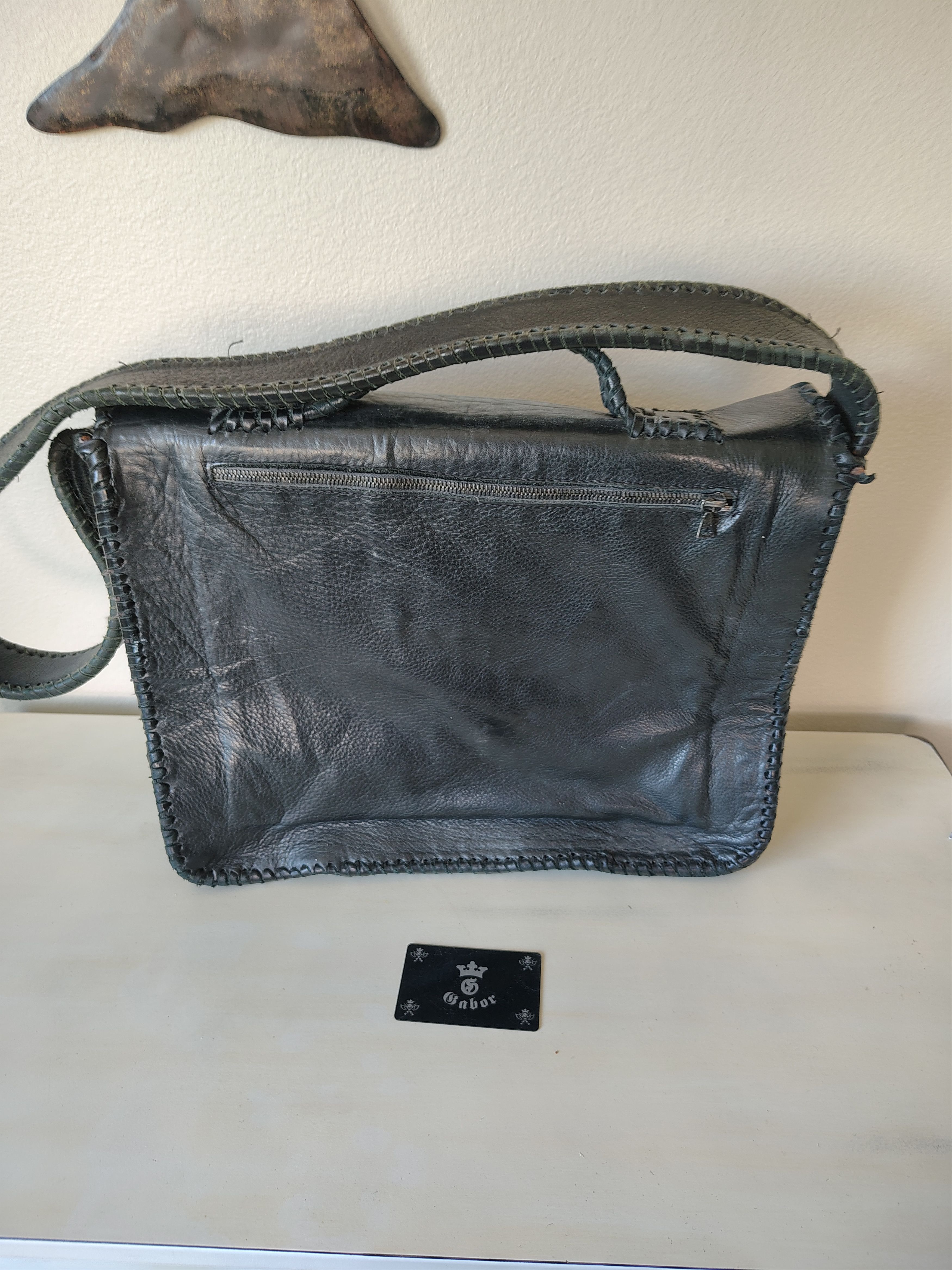 Gaboratory Logan Riese x Gaboratory Heavy Leather Bag + Auth Card Size ONE SIZE - 12 Thumbnail
