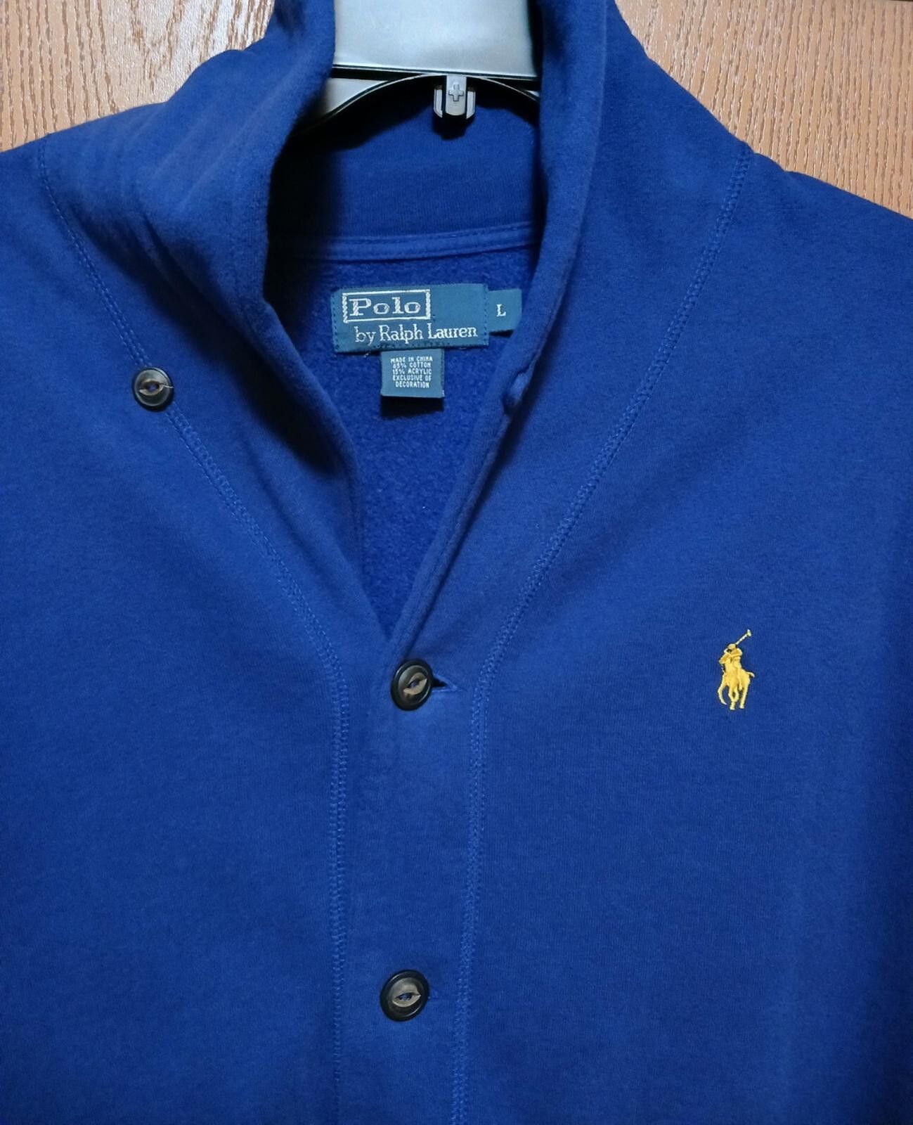 Polo Ralph Lauren Polo Ralph Lauren Blue Cardigan Sweater - Size L Size US L / EU 52-54 / 3 - 3 Thumbnail