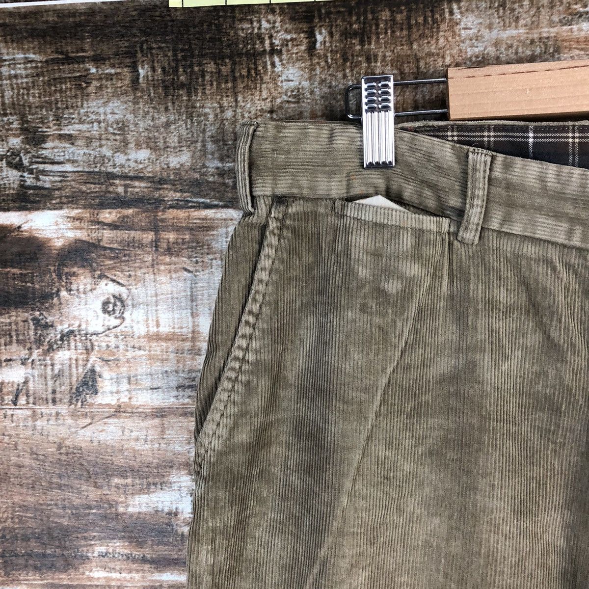 Japanese Brand Inspire Brown vintage Conduroy Pants #A1417 Size US 36 / EU 52 - 7 Thumbnail