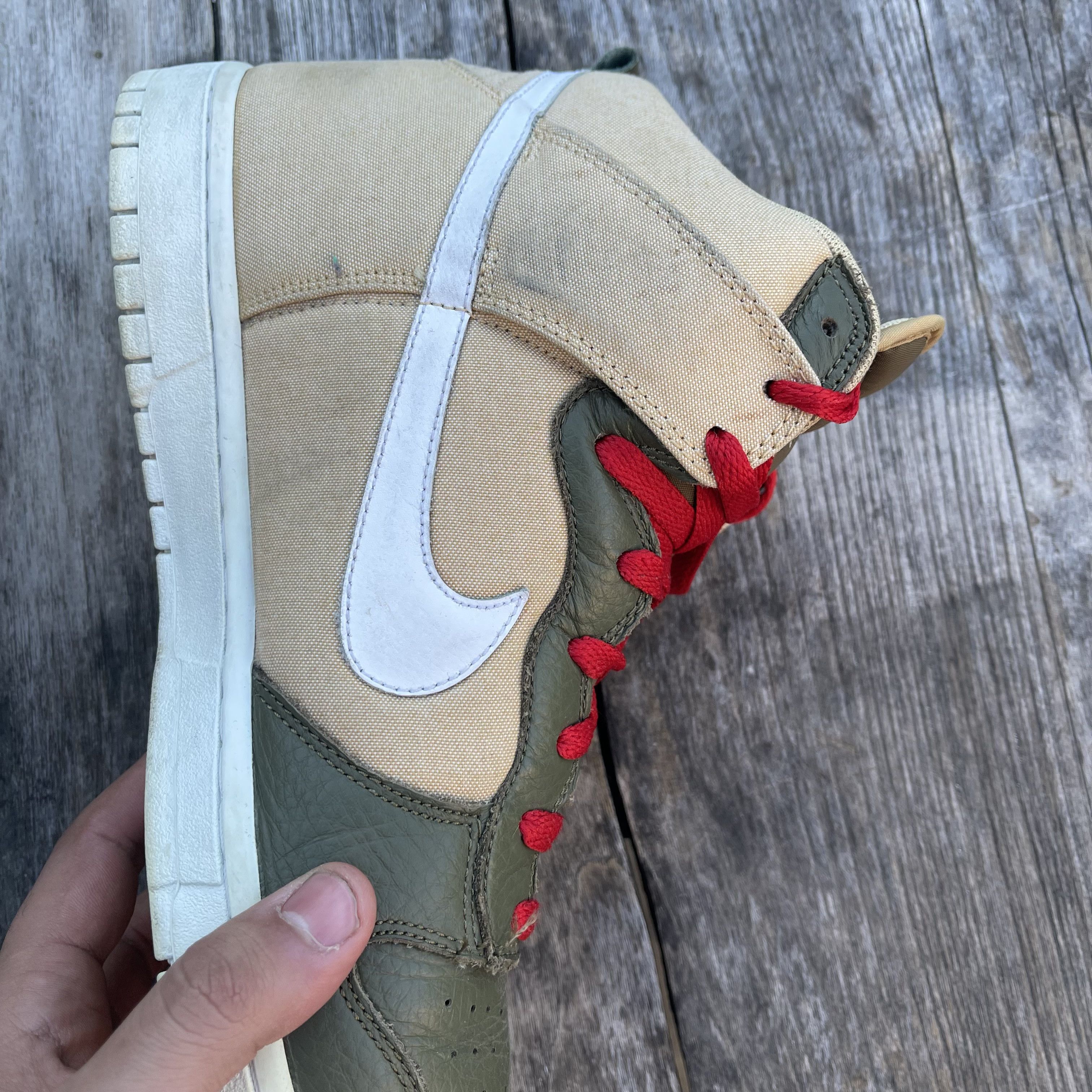 Nike 2011 Nike Dunk Jersey Gold Iguana Green Sneakers Size US 13 / EU 46 - 5 Thumbnail