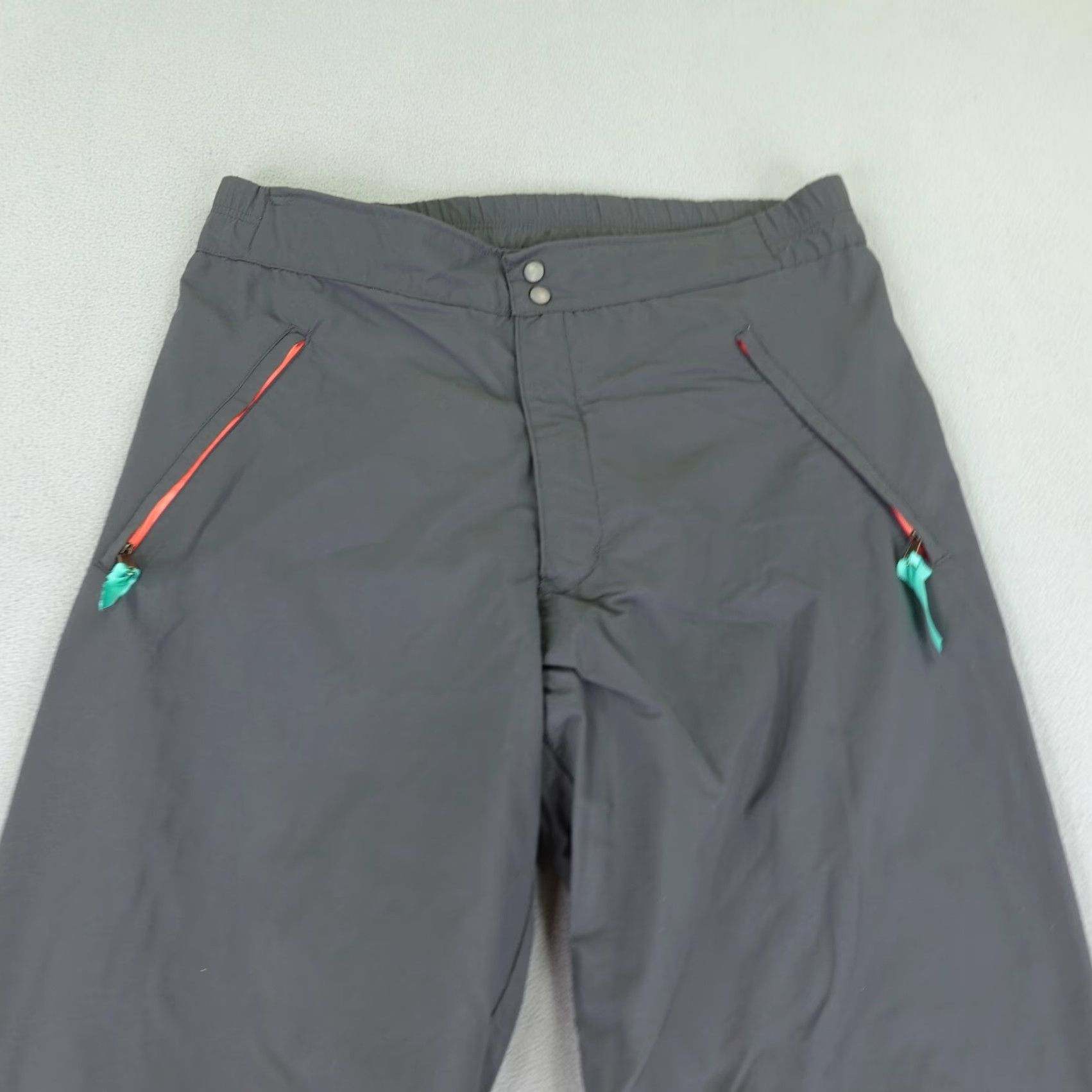 Patagonia VINTAGE Patagonia Pants Men Medium Gray Technical Waterproof Ankle Zip 90s Size US 31 - 2 Thumbnail