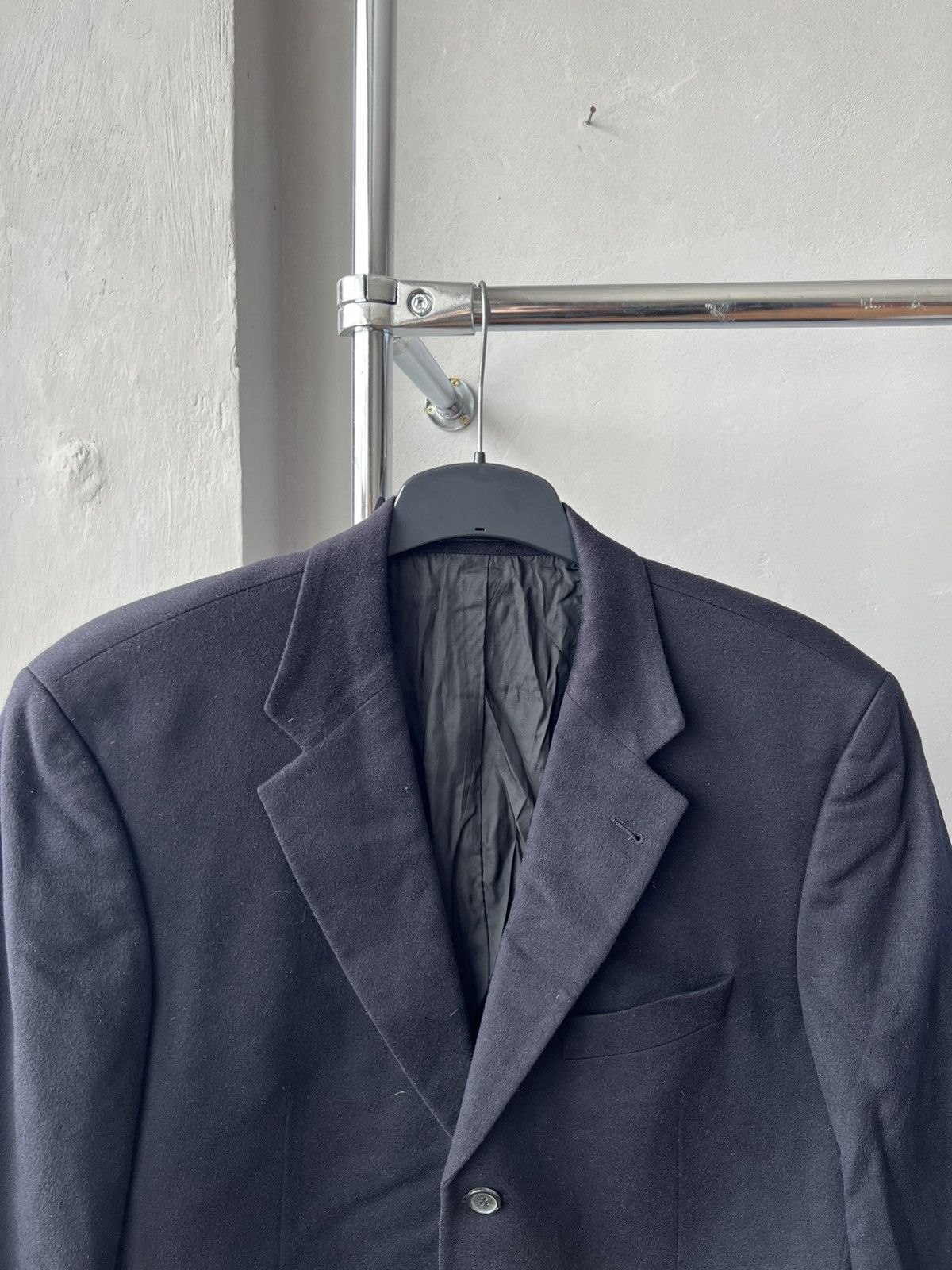 Loro Piana Vintage Hugo Boss by Loro Piana Wool Mens Blazer Jacket 52 Size 52L - 5 Thumbnail