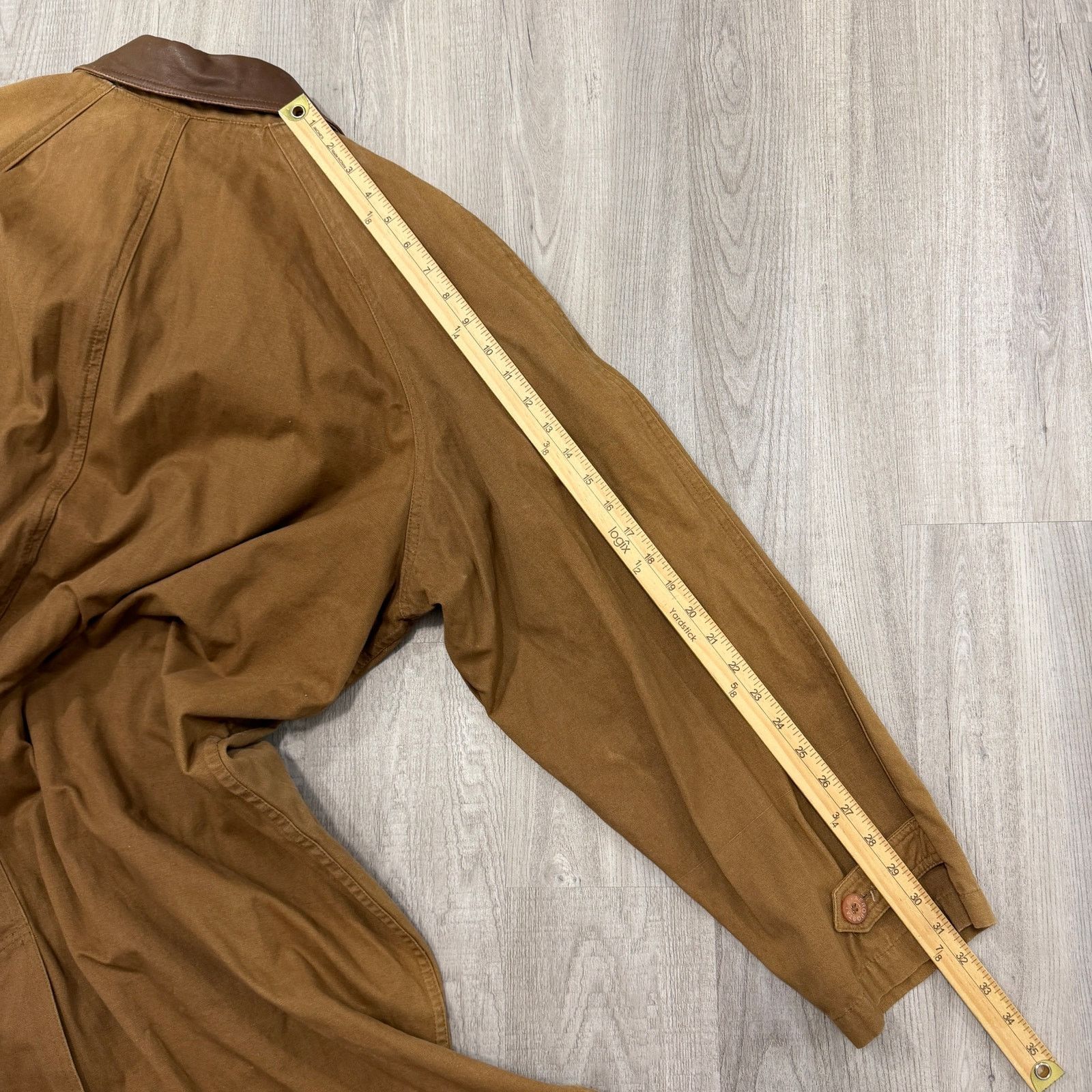 Aeropostale Vintage Aeropostale Chore Long Coat Extra Small Tan 80s Size US XS / EU 42 / 0 - 8 Thumbnail