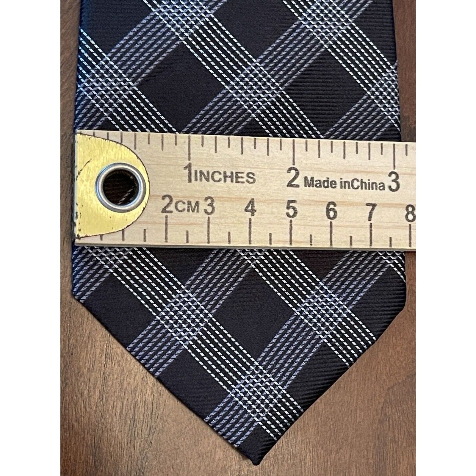 Merona Merona Black 100% Silk Men’s Neck Tie Made In China Size ONE SIZE - 4 Thumbnail
