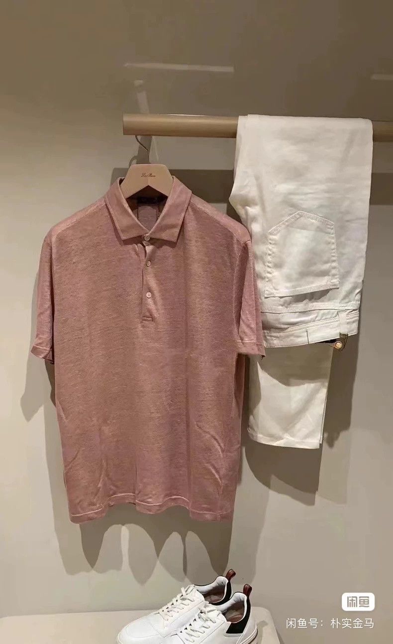 Loro Piana Loro Piana Short-sleeved linen polo shirt 2504-Nextarrow Size US L / EU 52-54 / 3 - 2 Thumbnail