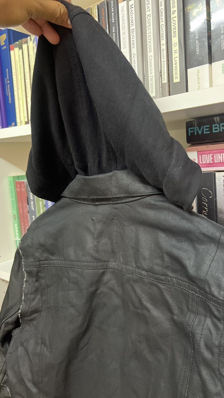En Noir En Noir X Gap Wax Denim + Leather Jacket Size US S / EU 44-46 / 1 - 10 Thumbnail