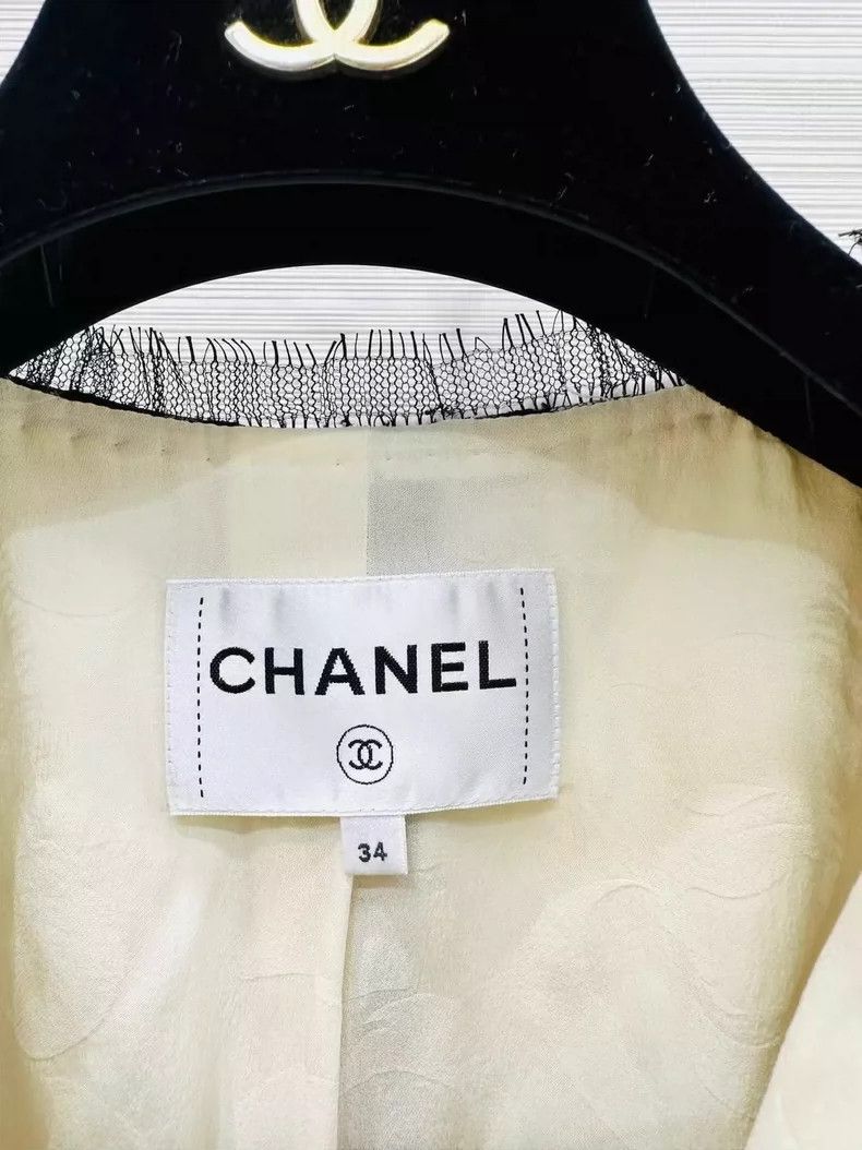 Chanel Chanel Black lace espos jacket Size XXS / US 00 / IT 34 - 2 Thumbnail