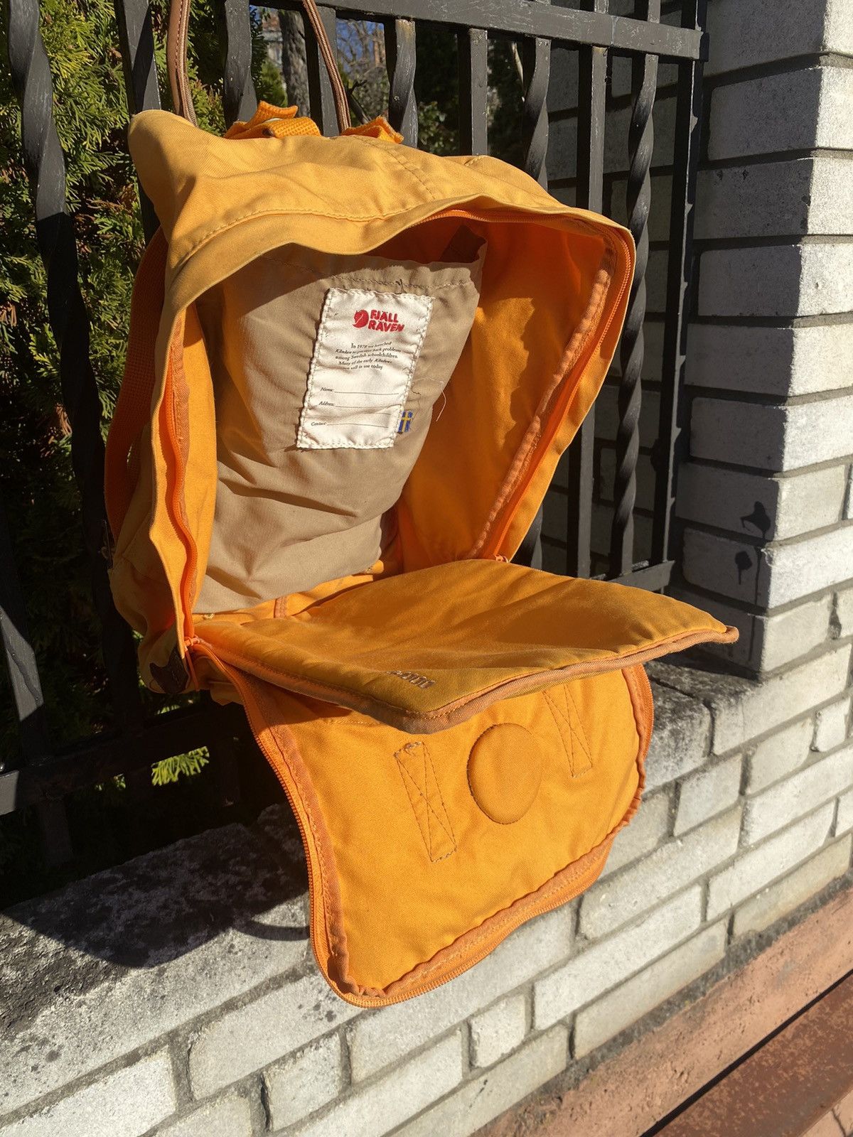 Fjallraven × Vintage Vintage Backpack Fjallraven Kanken No.2 Laptop 15 Acorn Size ONE SIZE - 9 Thumbnail