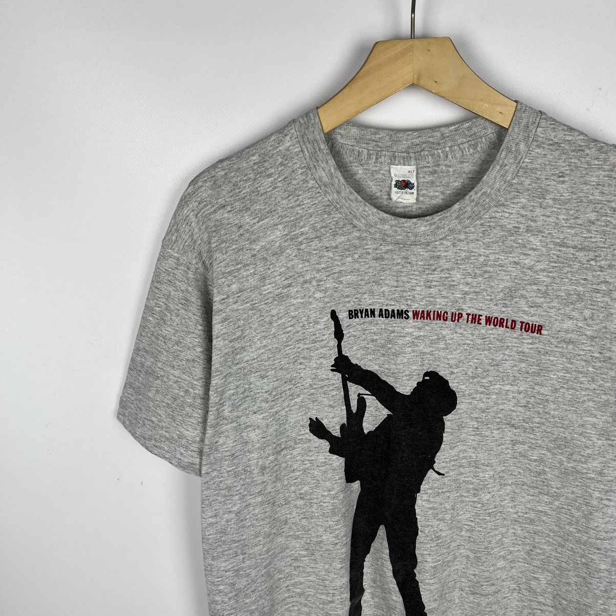 Band Tees Vintage Bryan Adams Waking Up the world tour band tee 1991 Size US L / EU 52-54 / 3 - 5 Thumbnail