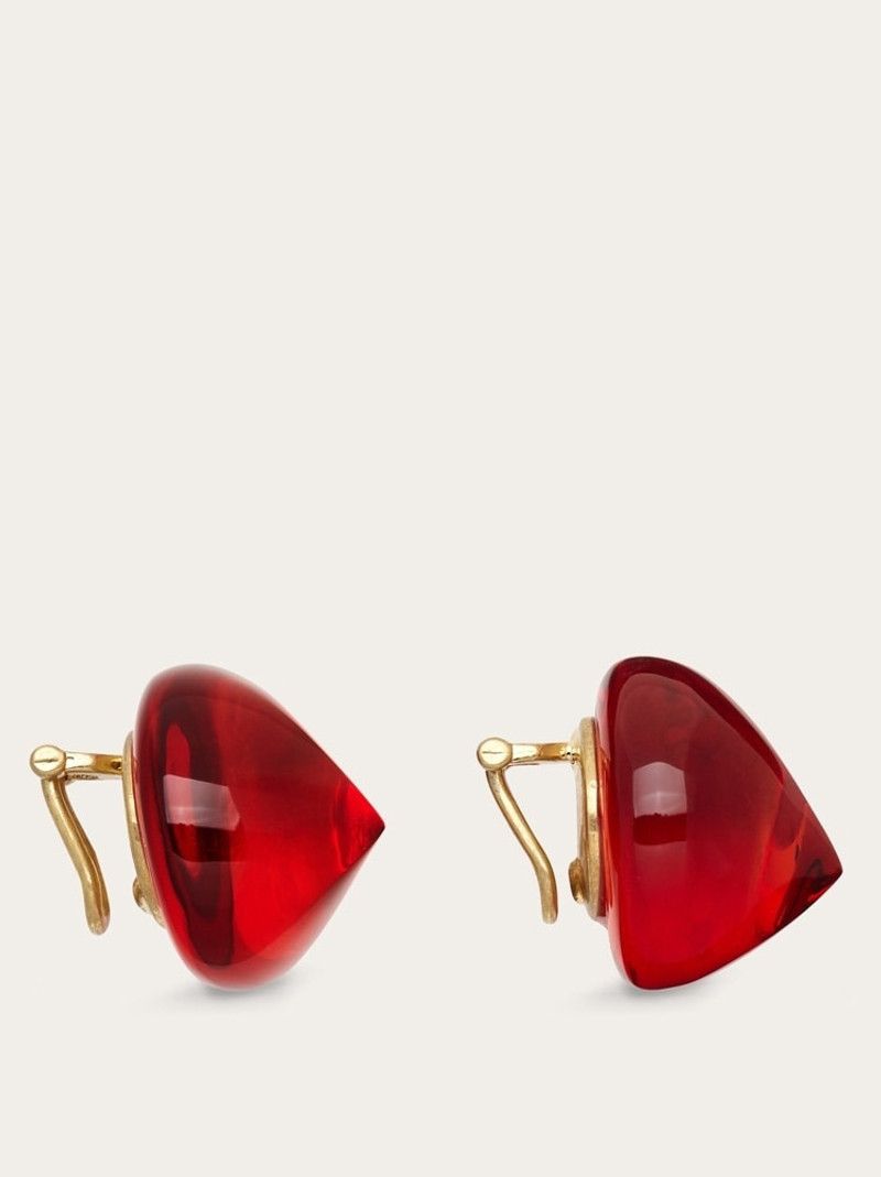 Salvatore Ferragamo o1y0426 Size : OS / Earrings in Red Size ONE SIZE - 3 Thumbnail