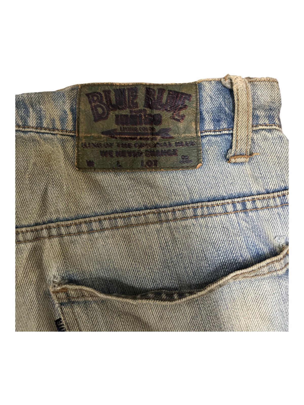 Blue Blue Japan Vintage Blue Blue Japan Mudwash Flare Denim Size US 31 - 13 Thumbnail