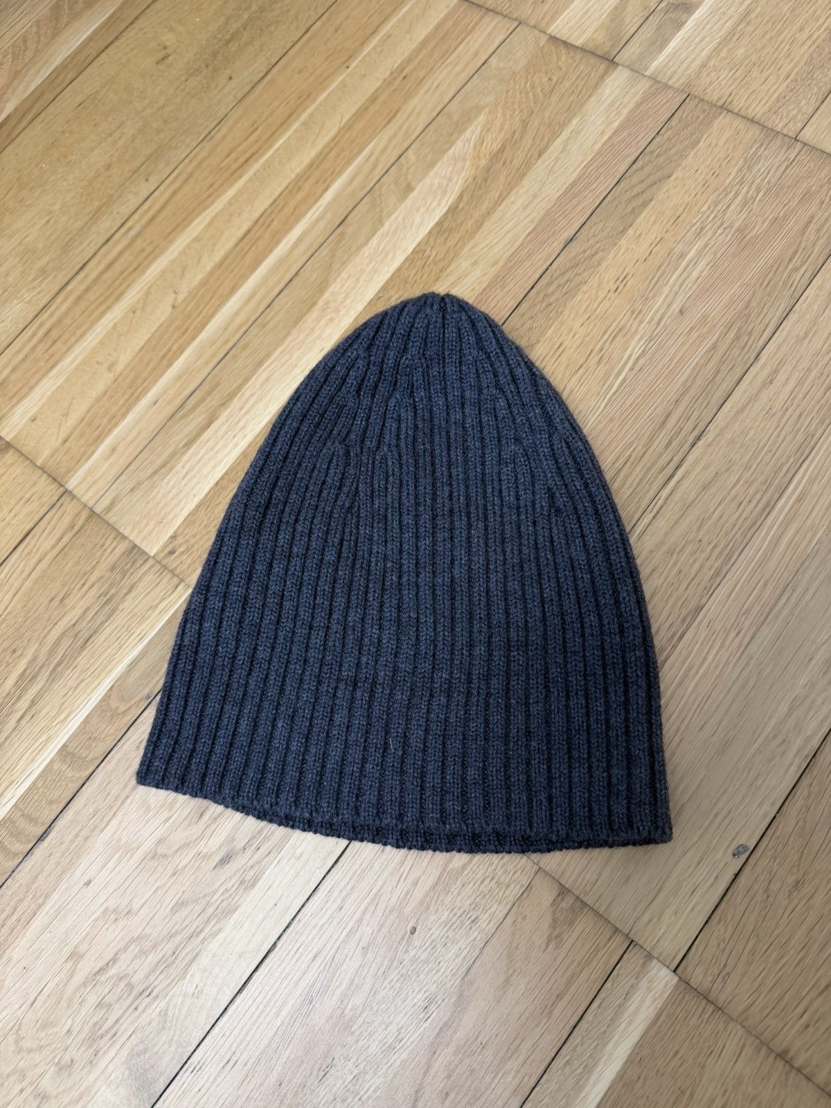 Prada Prada Sport Linea Rossa Grey Ribbed Wool Beanie - Archival Size ONE SIZE - 3 Thumbnail