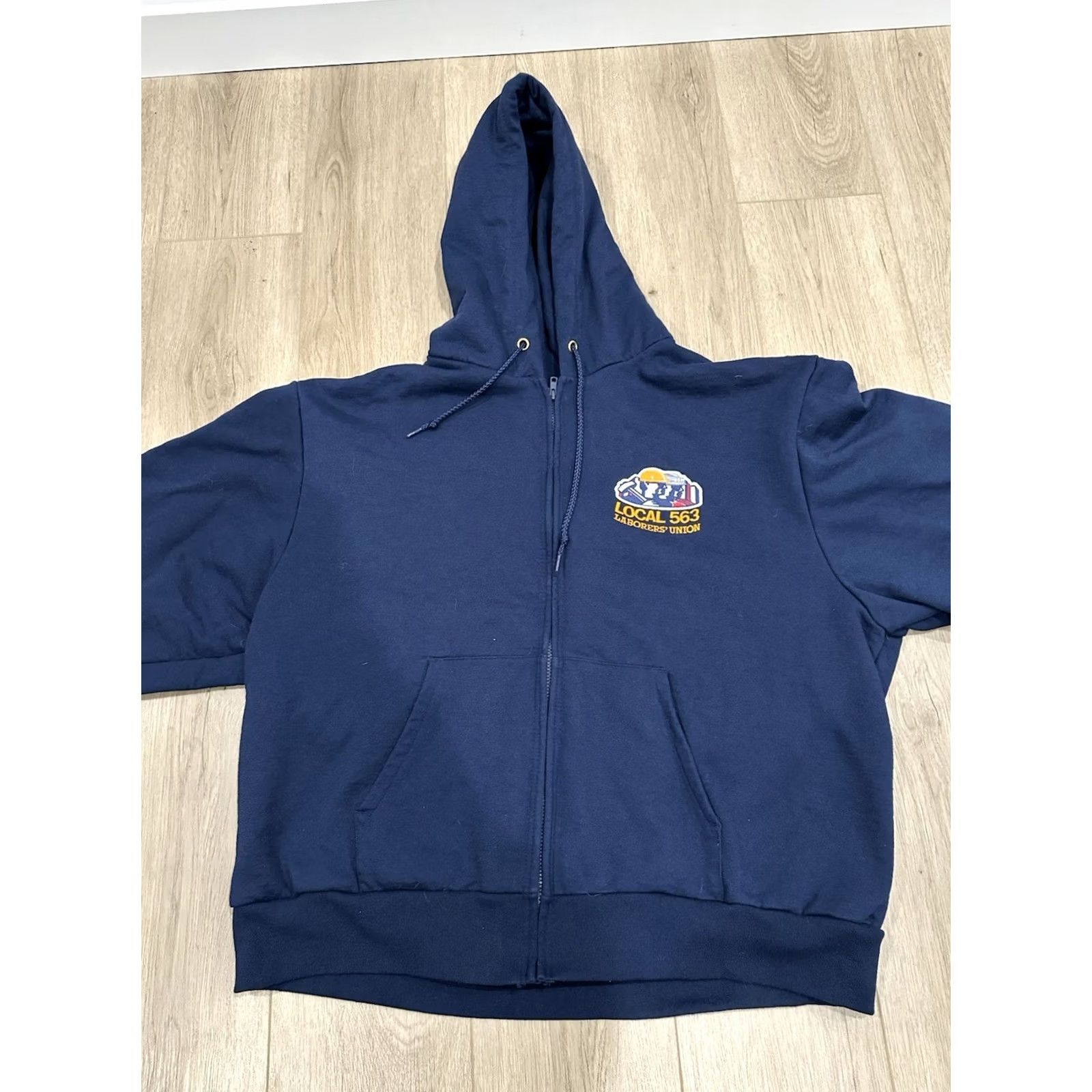 Vintage VINTAGE Camber Hoodie Men 3XL Full Zip Sweatshirt Blue Thermal Lined Fleece Cotton Blend knit Regular 90s Size US XXL / EU 58 / 5 - 3 Thumbnail