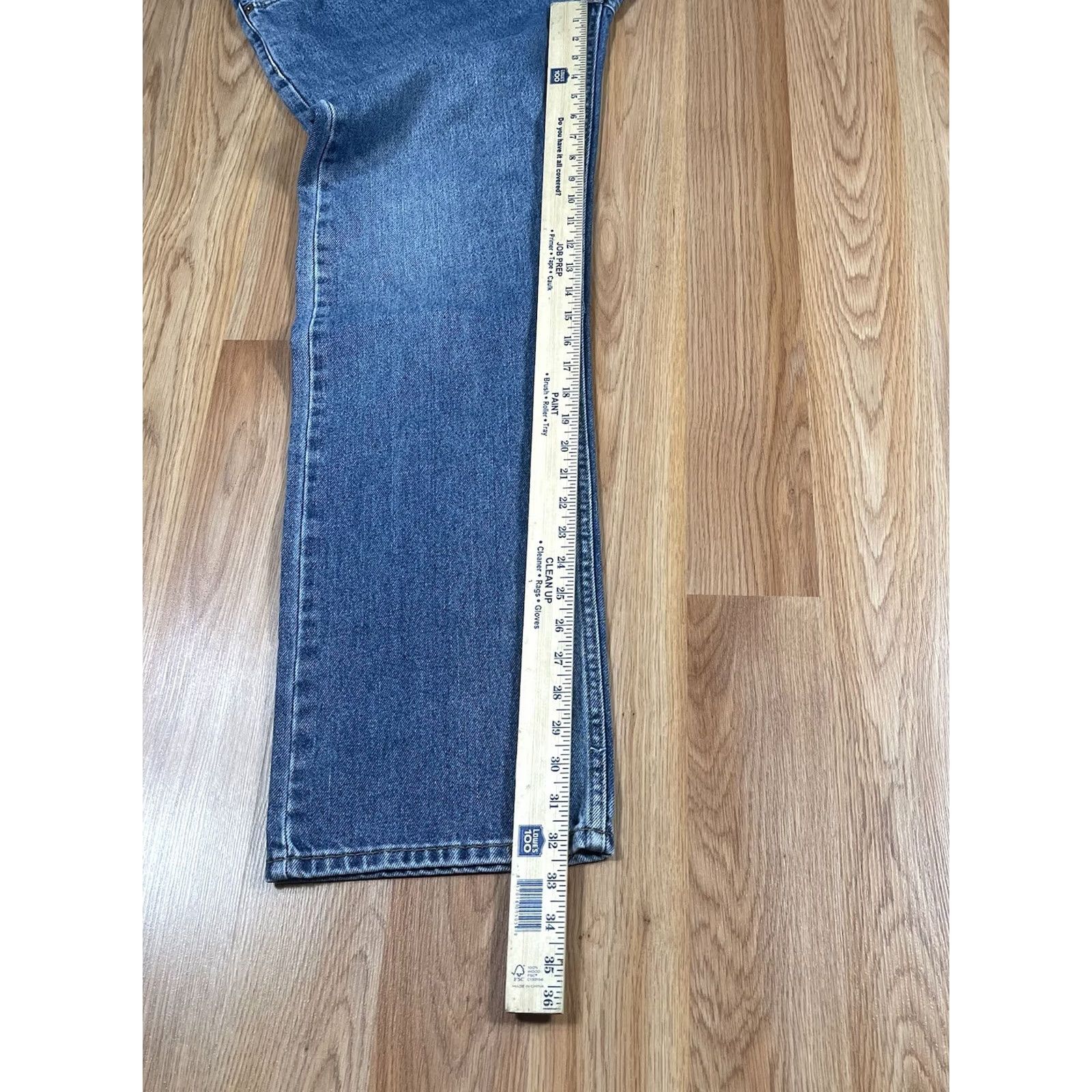 Levi's Levi'S Pants Mens 36 Blue Jeans 36Wx32L Strauss Straight Fit Denim Cotton Size US 36 / EU 52 - 6 Thumbnail