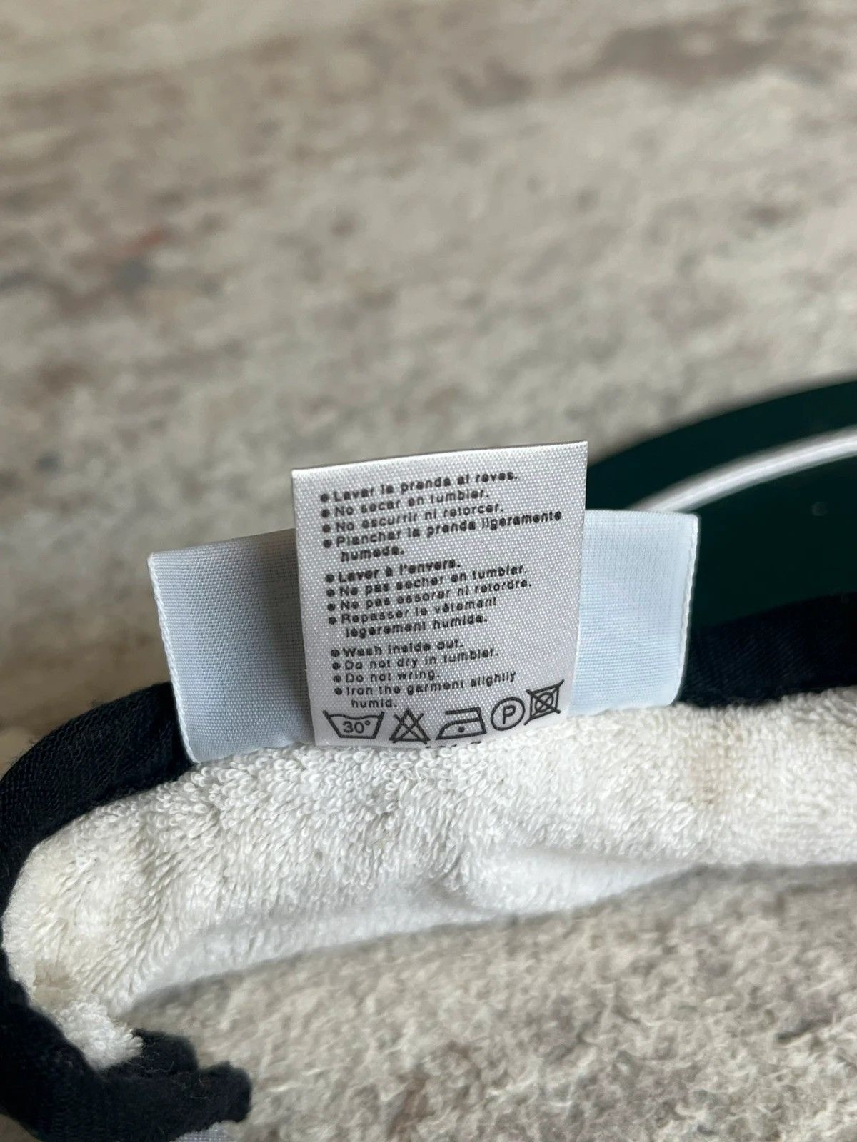 Lacoste Lacoste Chemise Made in Spain Visor Deadstock 90s One Size Size ONE SIZE - 9 Thumbnail