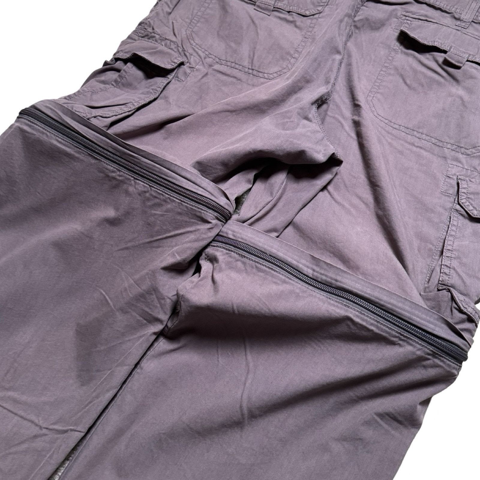 Sonoma Sonoma Y2K Faded Grey Cargo Pants Zip Short Skater 38 X 29 Size US 38 / EU 54 - 7 Thumbnail