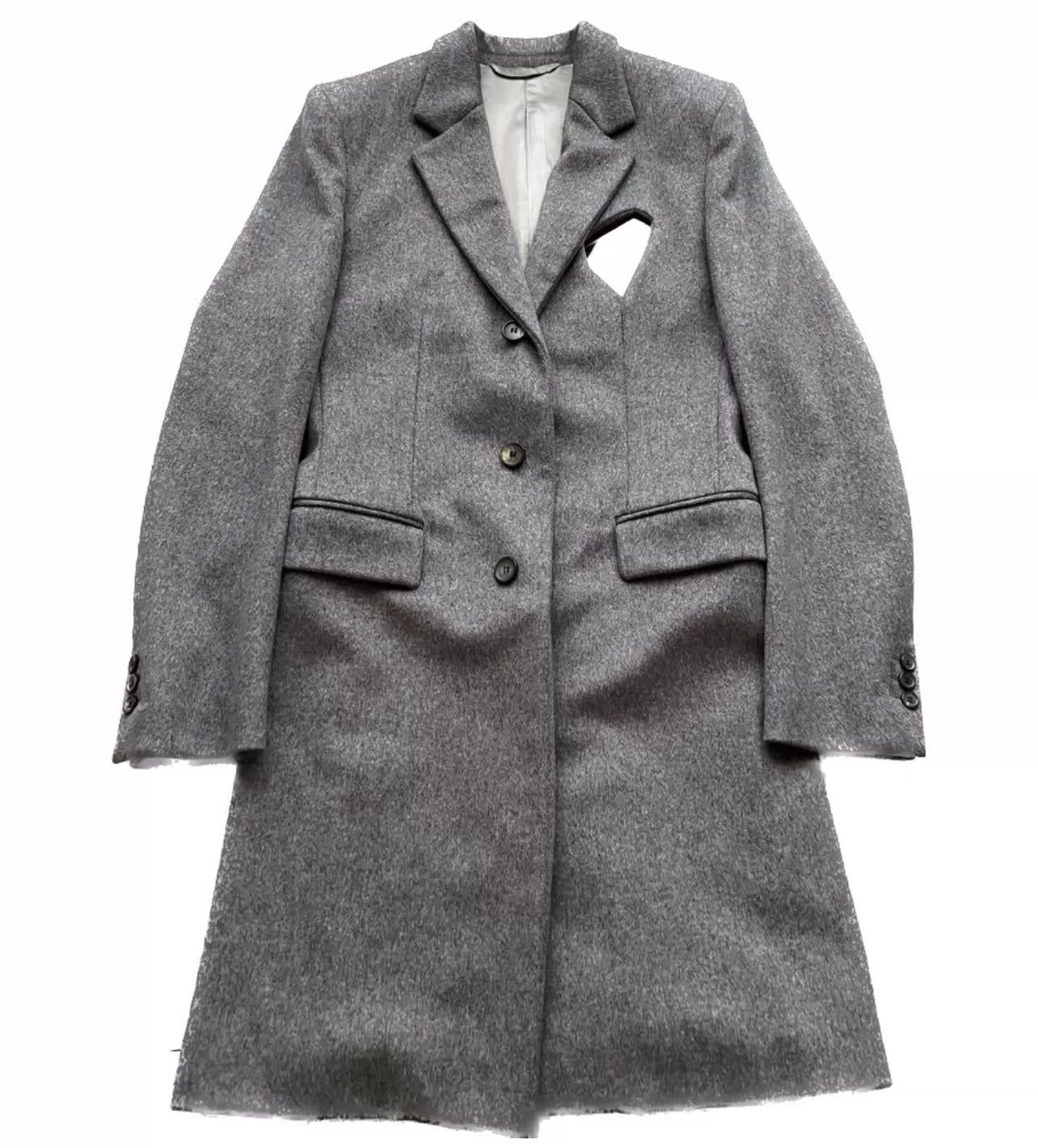 Raf Simons Raf Simons 09AW mirror embedded initial shearing wool coat -DMC Size US S / EU 44-46 / 1 - 1 Thumbnail
