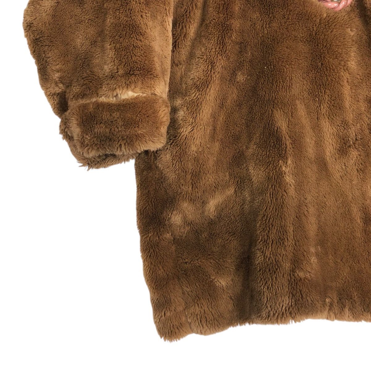 Issey Miyake Vintage 80s Issey Miyake Faux Fur Coat Size M / US 6-8 / IT 42-44 - 4 Thumbnail
