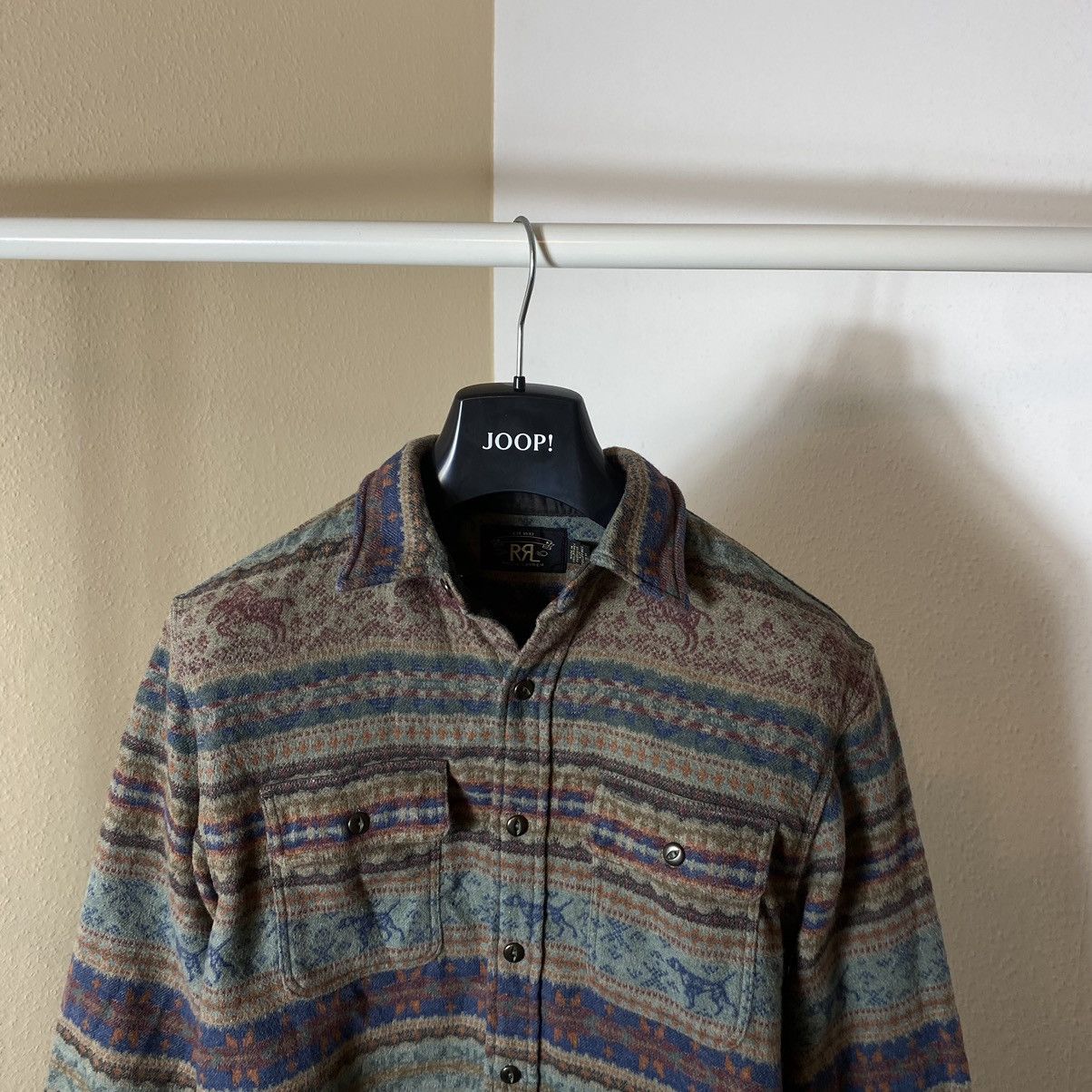 RRL Ralph Lauren RRL Double Ralph Lauren Fair Isle Hunting Jacquard Workshirt Size US S / EU 44-46 / 1 - 6 Thumbnail