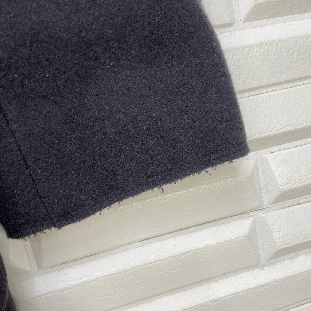 Designer × Jil Sander Jil Sander Uniqlo Distressed Wool Heavy Long Coat Size M / US 6-8 / IT 42-44 - 7 Thumbnail