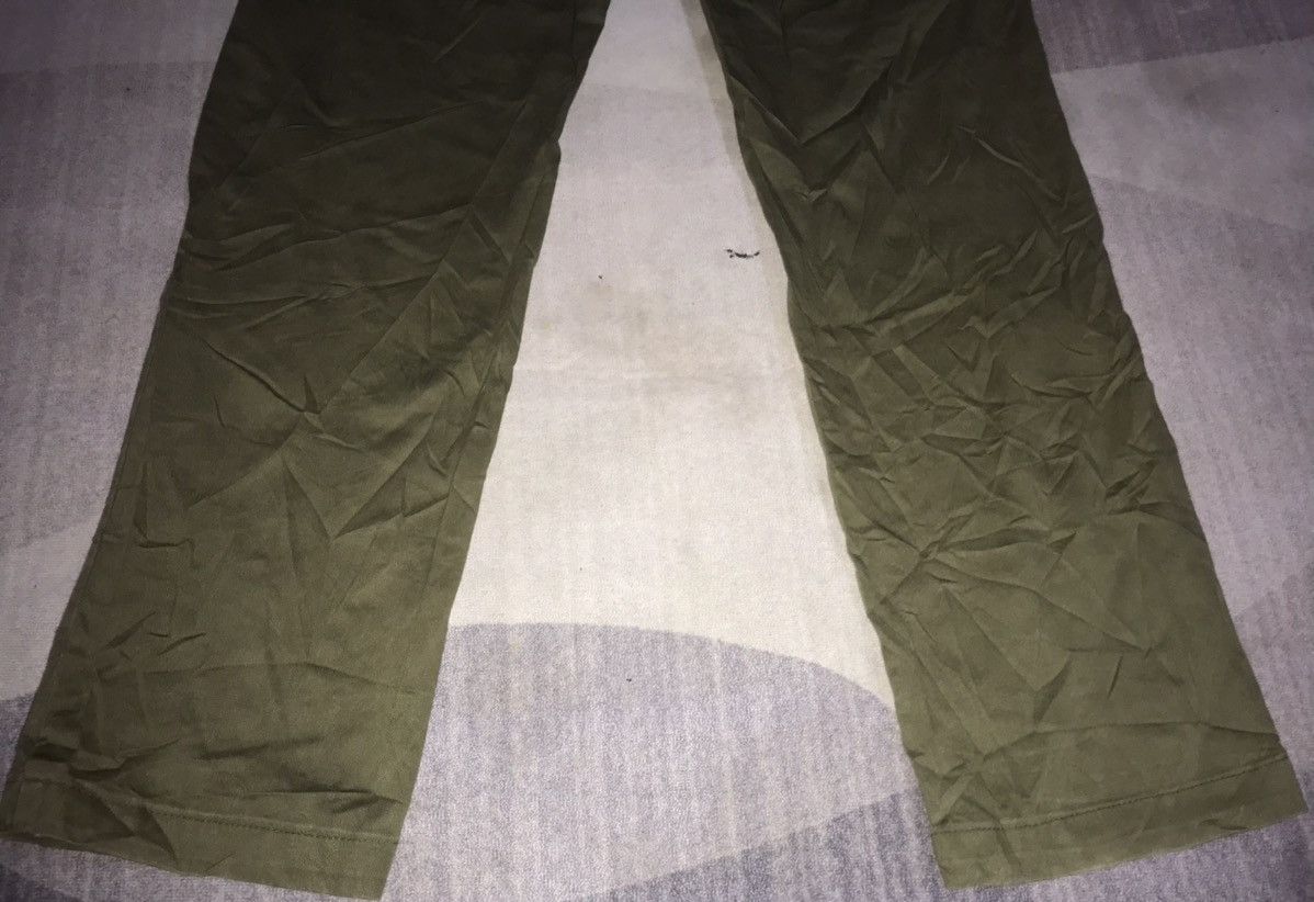 BEANPOLE × Vintage Army Green Multi Pockets Cargo Pants Size US 34 / EU 50 - 6 Thumbnail