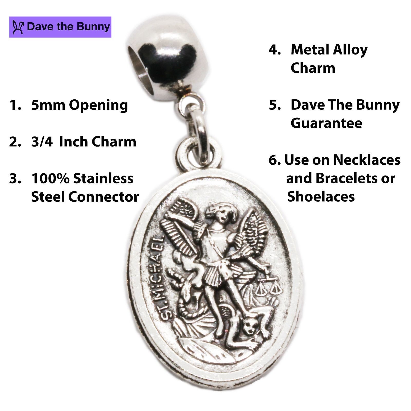 & Other Stories St Michael Charm - Guardian Angel St Michael Pendant Size ONE SIZE - 2 Thumbnail