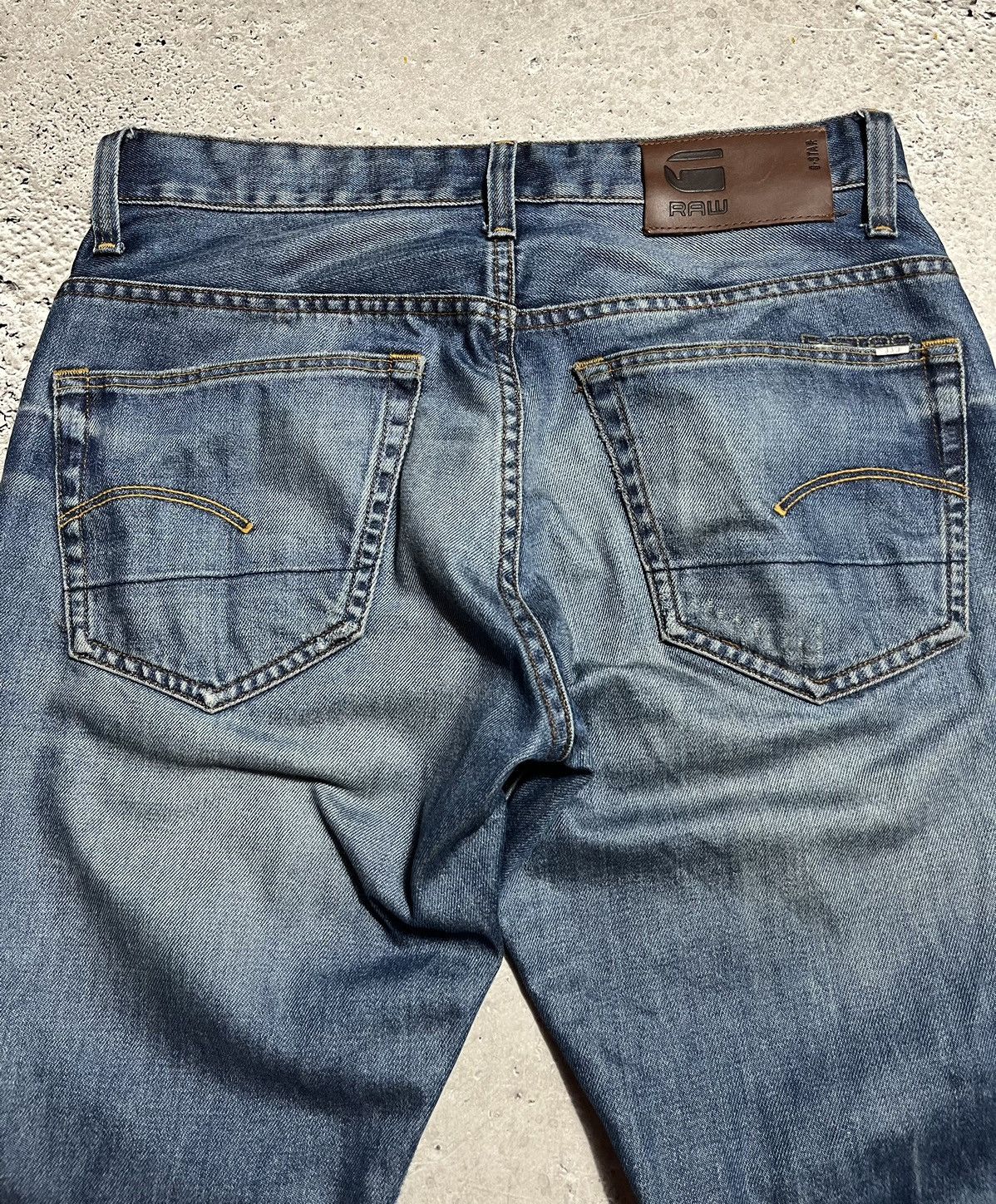 G-Star × Japanese Brand G Star Distressed Restored Denim Jeans Pants Size US 31 - 13 Thumbnail