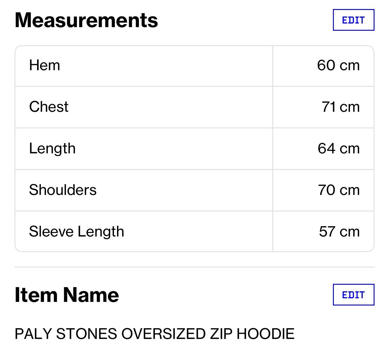 Paly Hollywood STONES NO EXPECTATIONS ZIP HOODIE AND SWEATPANTS Size US S / EU 44-46 / 1 - 17 Thumbnail