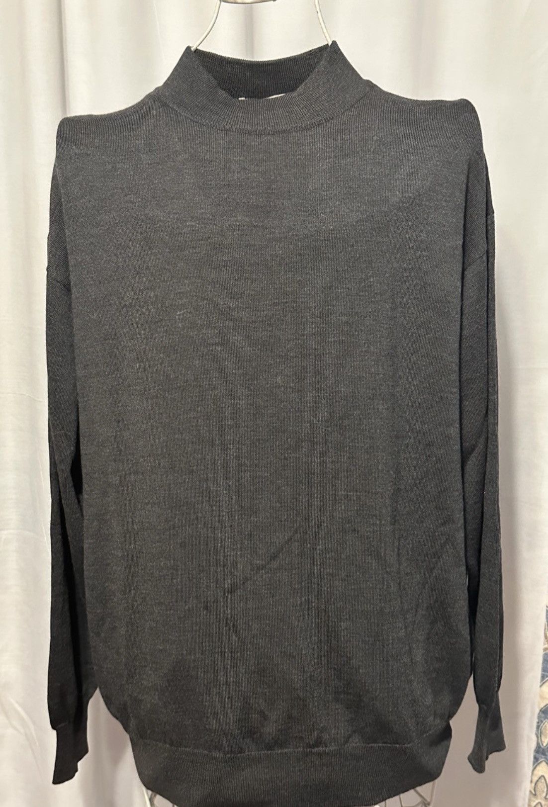 image of Ermenegildo Zegna Ermenegildo Zegna Mens Wool Sweater Size L in Grey