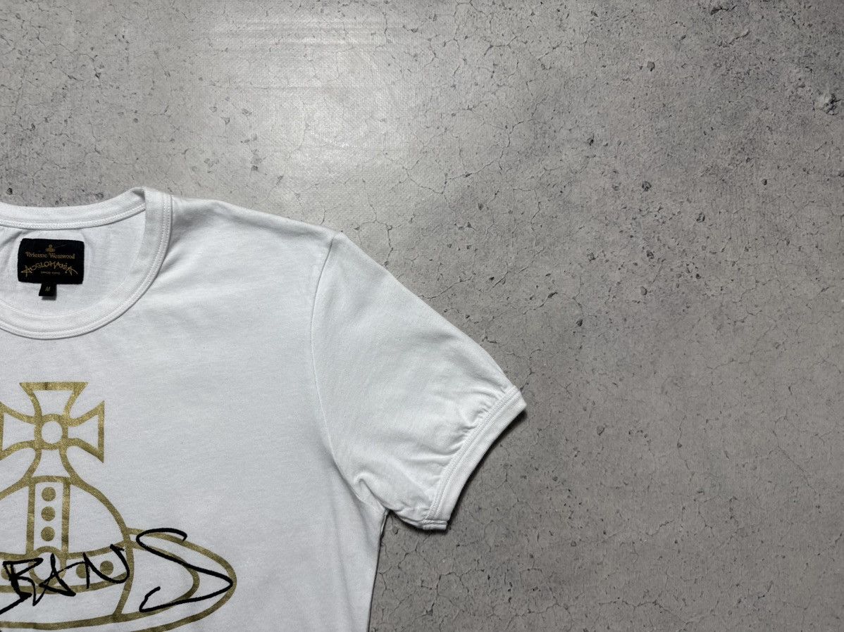 Vivienne Westwood Vivienne Westwood Anglomania Big Logo White T-Shirt Women’s Size M / US 6-8 / IT 42-44 - 2 Thumbnail