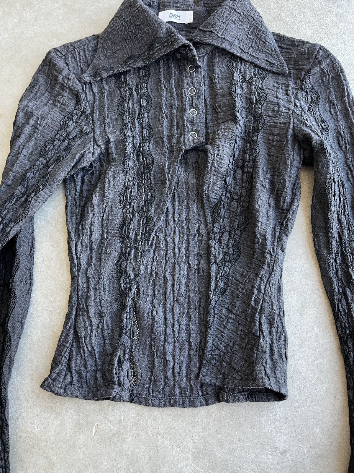 Other AAH Midnight Club Gothic Button Up Shirt Size XS / US 0-2 / IT 36-38 - 8 Thumbnail